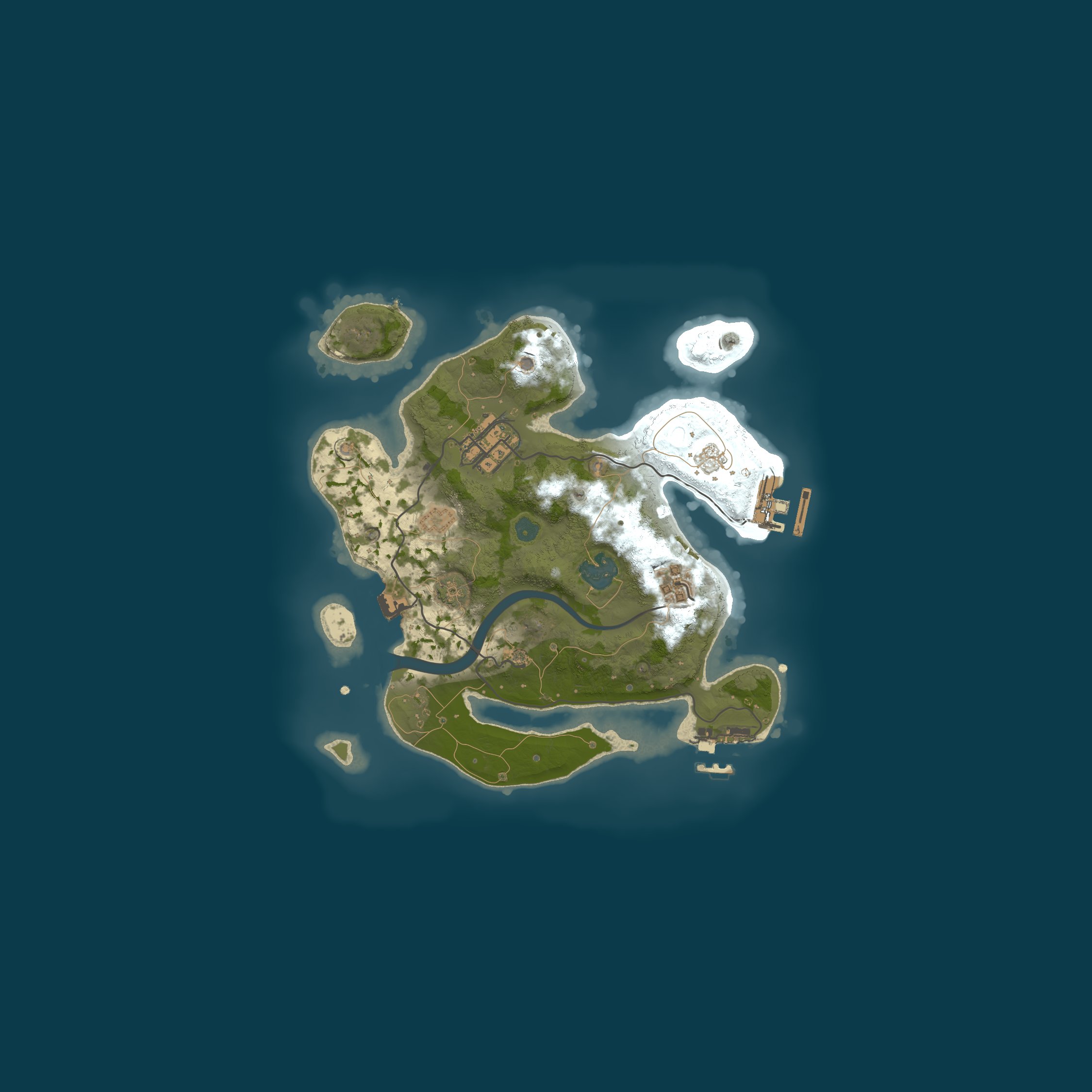 Procedural Map, size 2500, seed 15116653