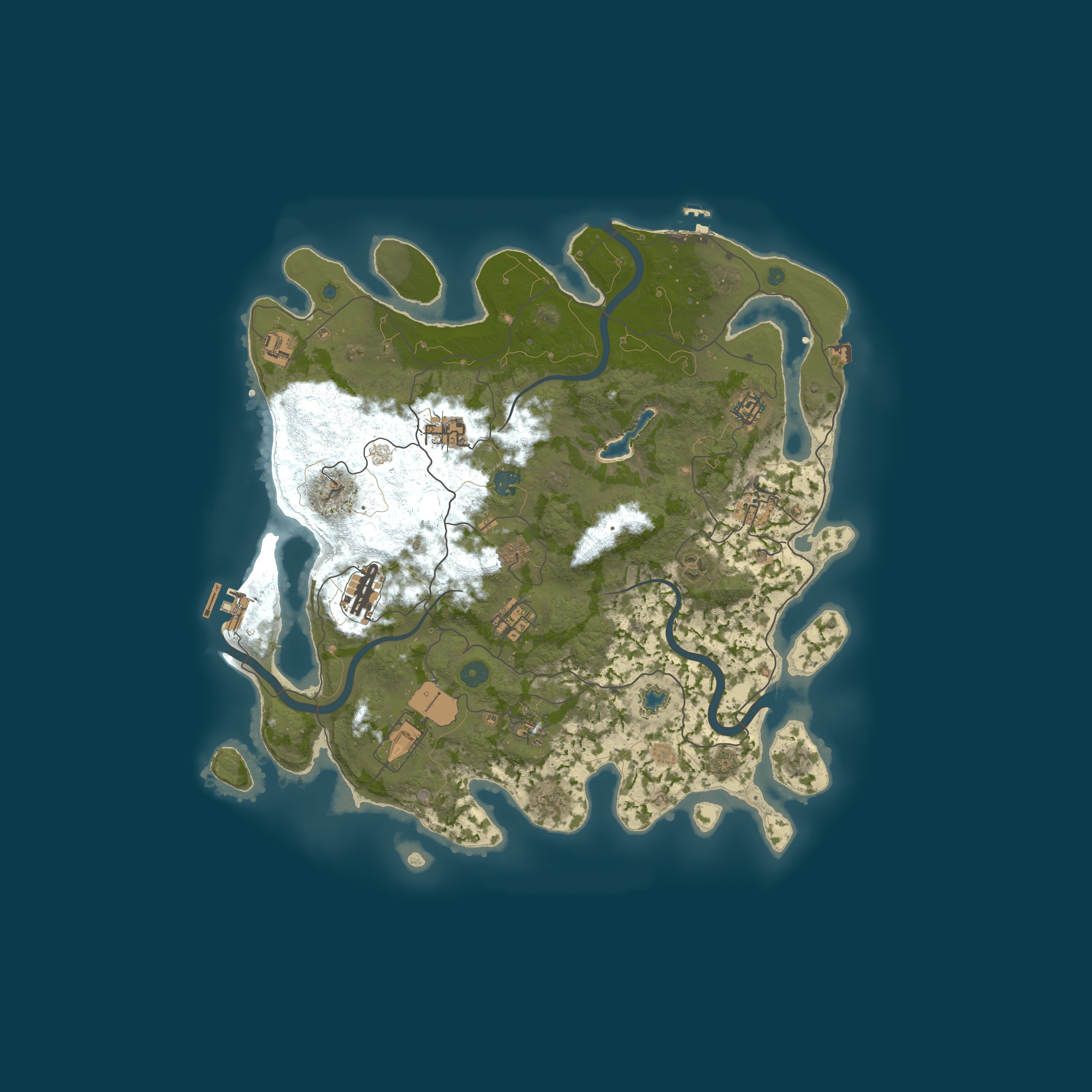 Procedural Map, size 4000, seed 71208231