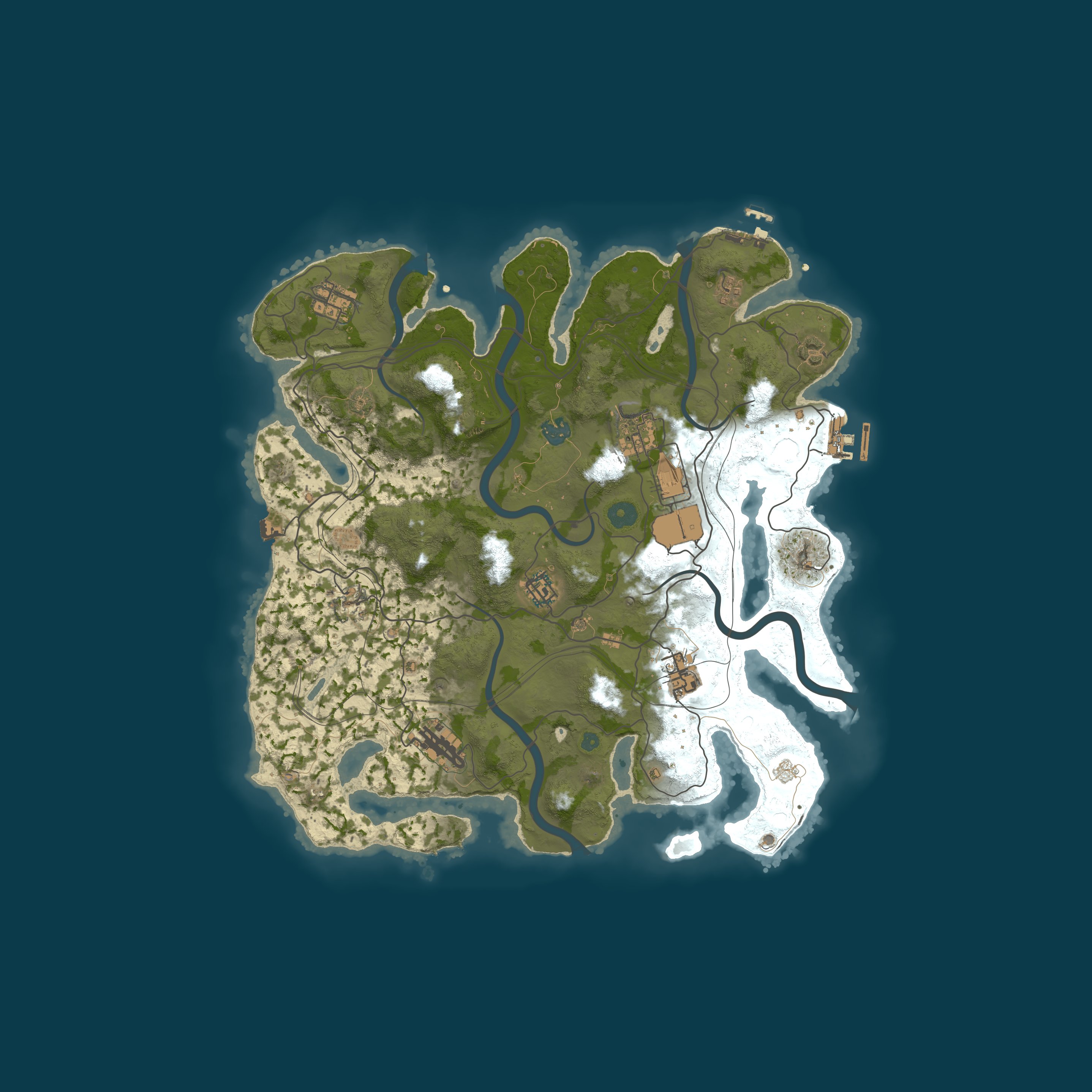 Map for Rust4Noobs | Solo/Duo | Primitive Monthly | No BP Wipe
