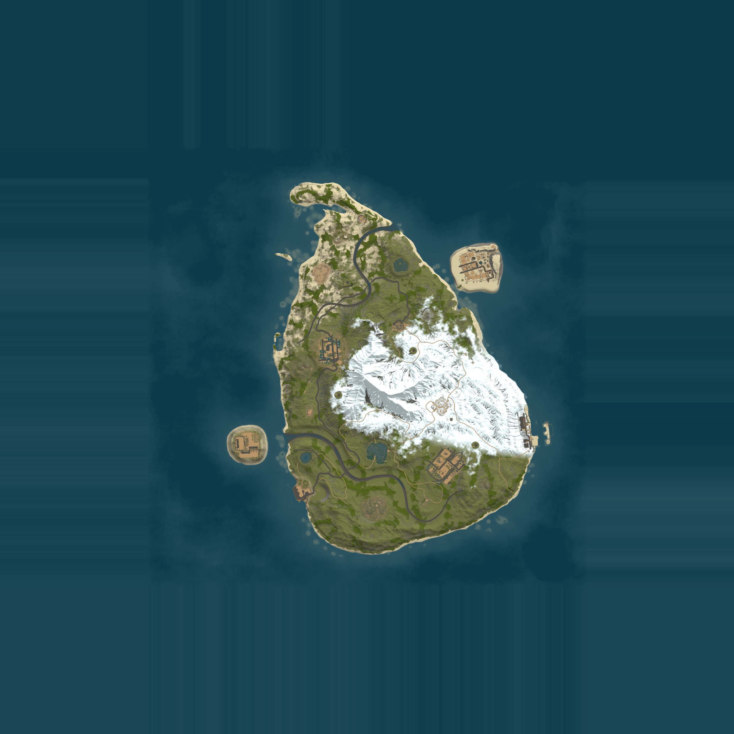 Map for Ceylon Pirates | Official Sri Lankan Rust | 5X