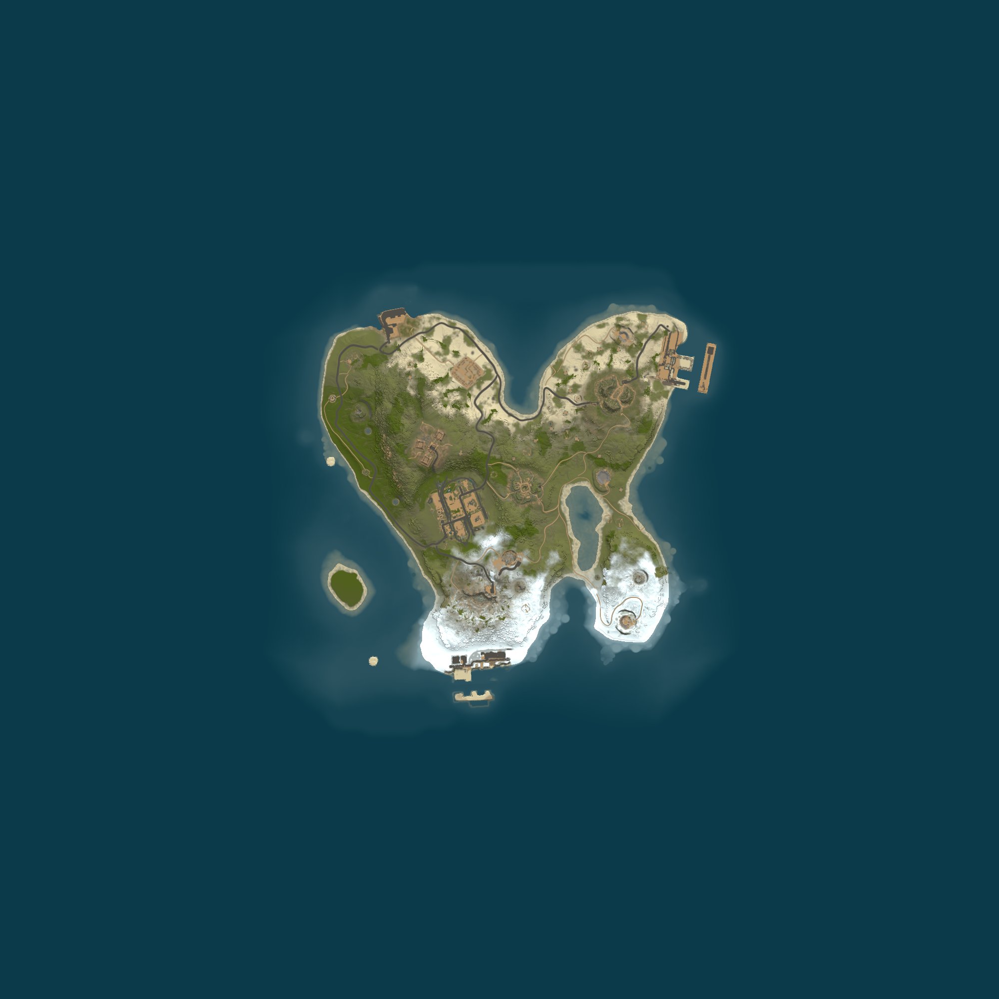 Procedural Map, size 2000, seed 50000