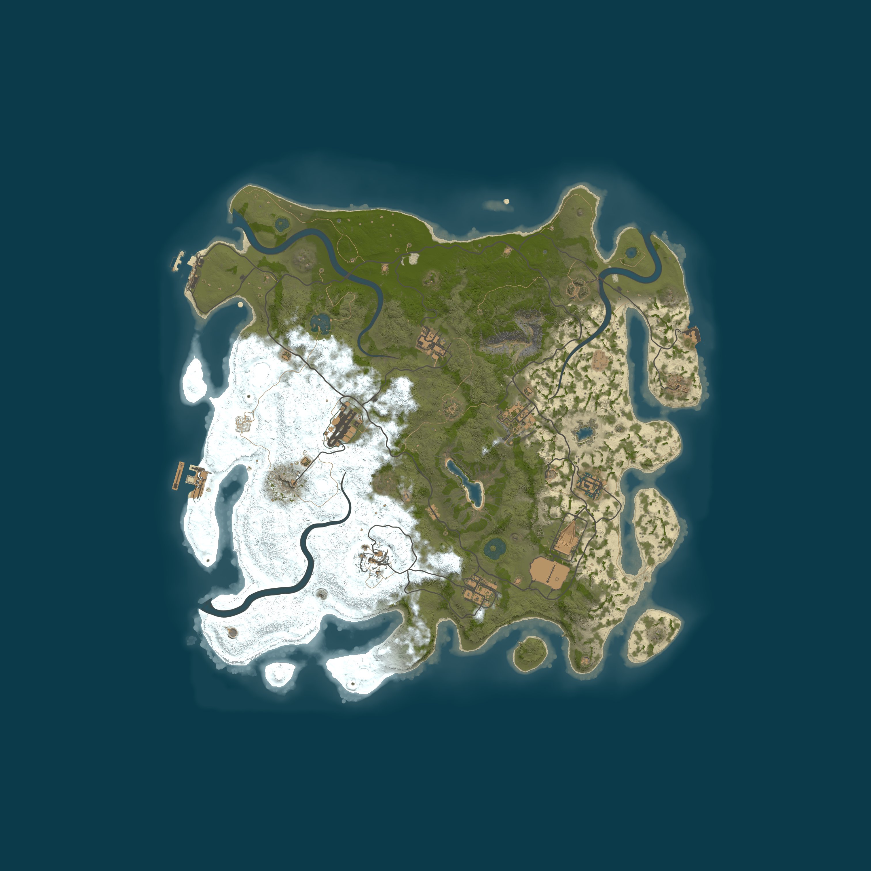 Map for BLACK RUST | ДЛЯ НОВИЧКОВ | X2 | DLC EVENT