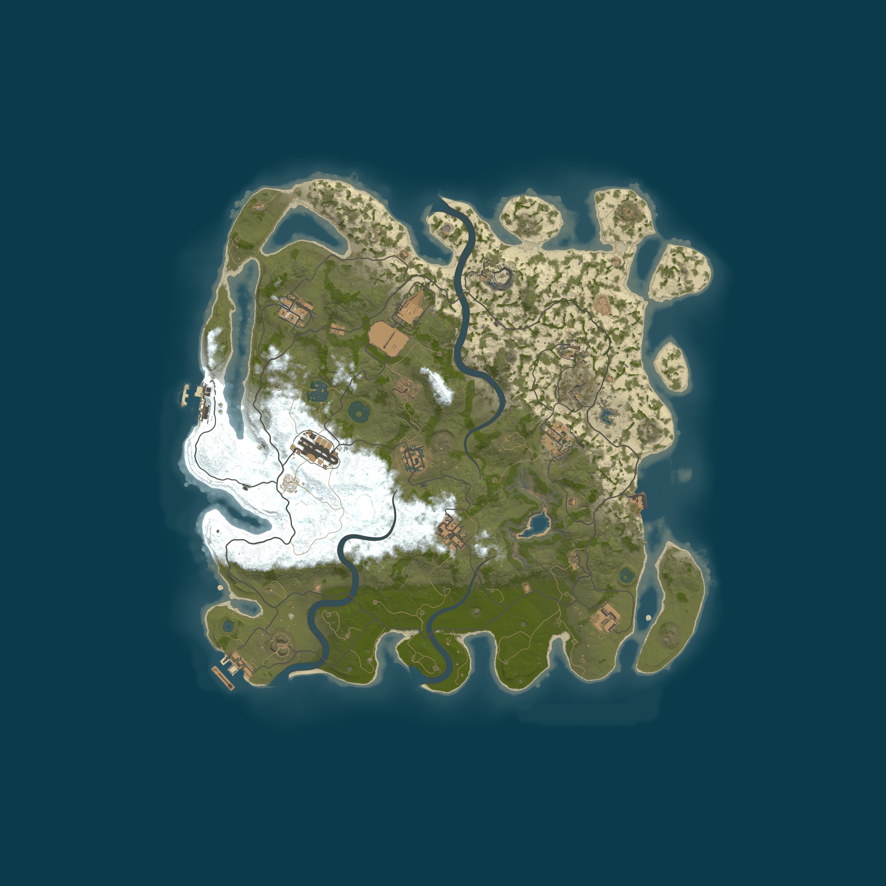 The Official Home of Ser Winter, size 4000, seed 224871