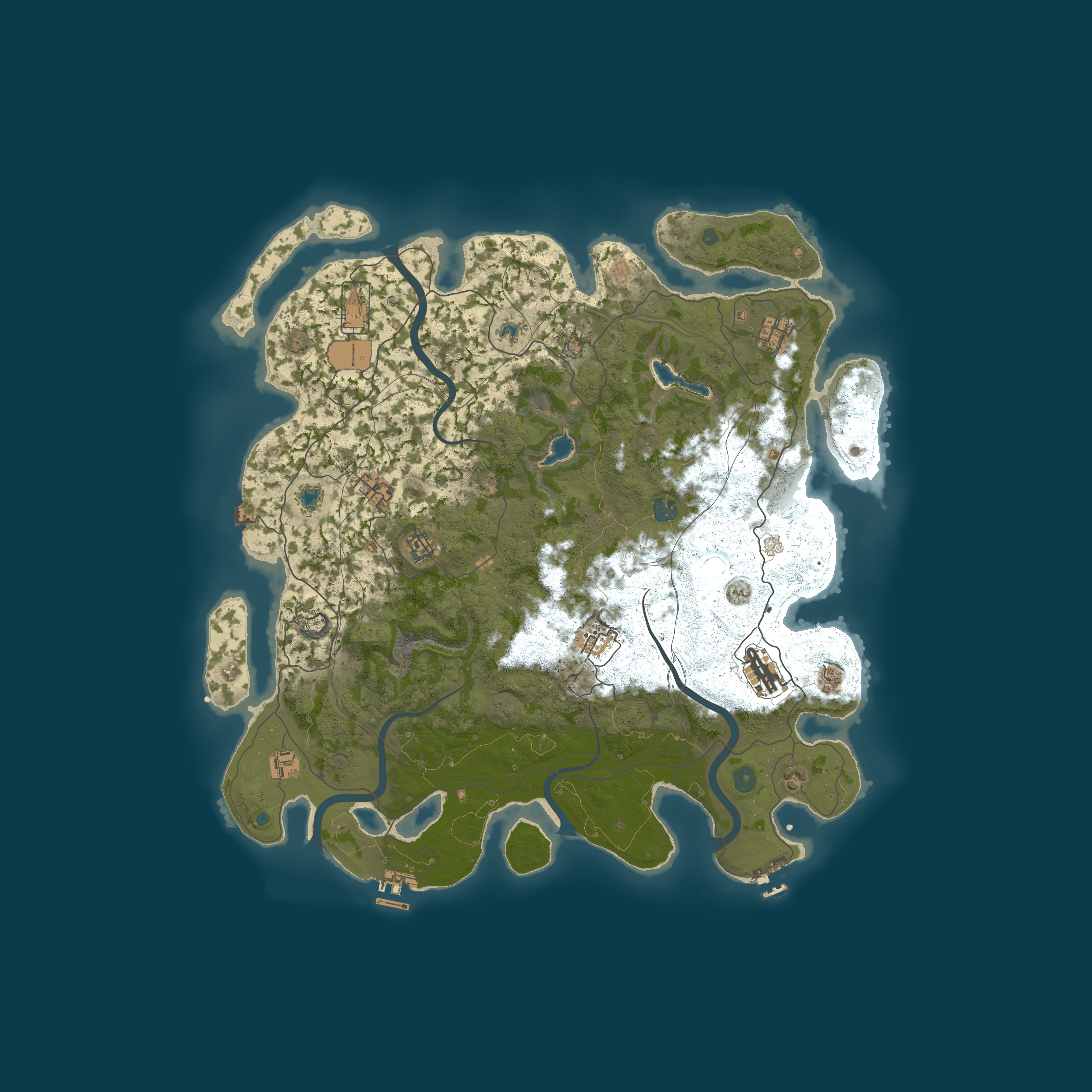 Map for Without A Paddle PvE