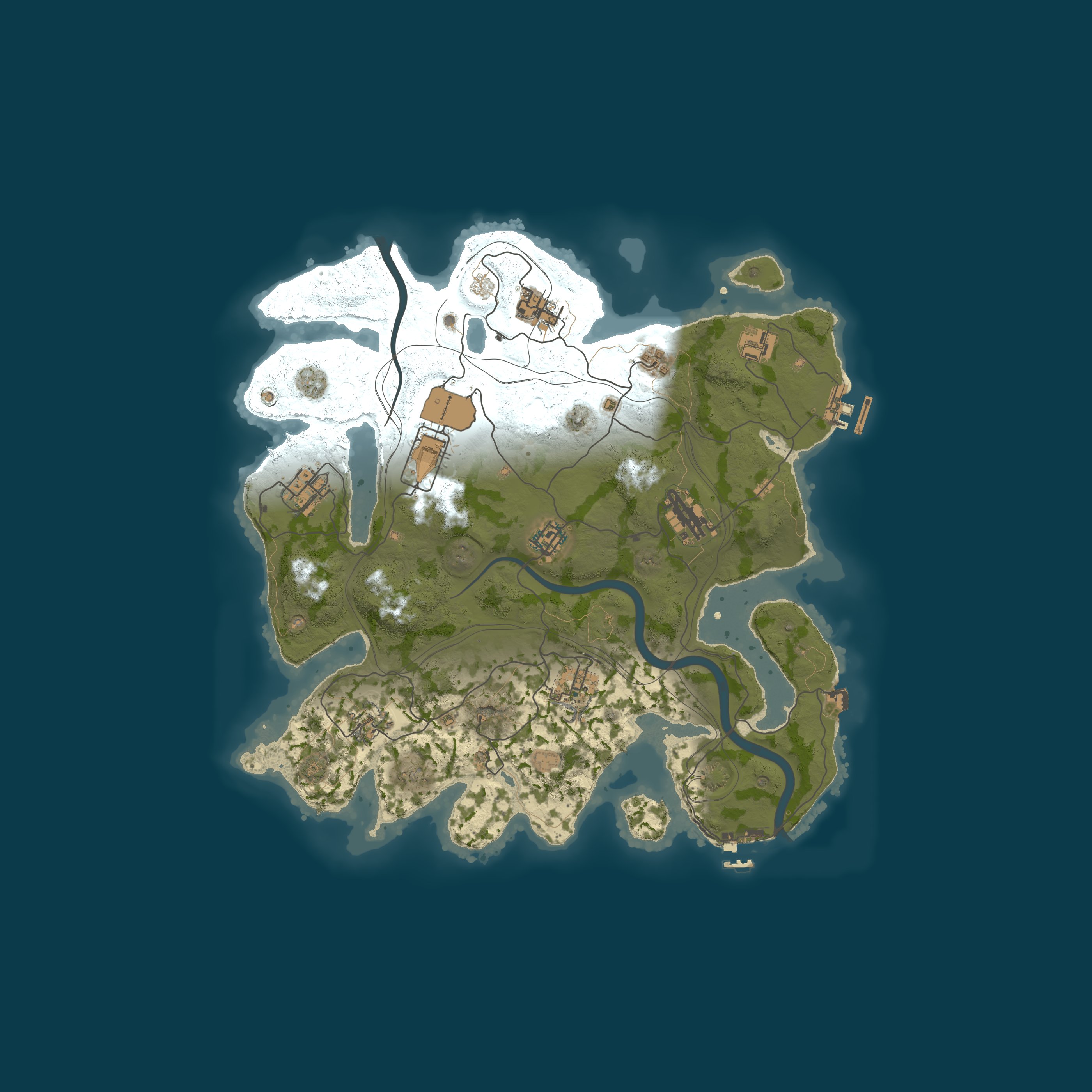 Map for HollowServers.co 2x Solo/Duo | 50% Upkeep | Shared BPs