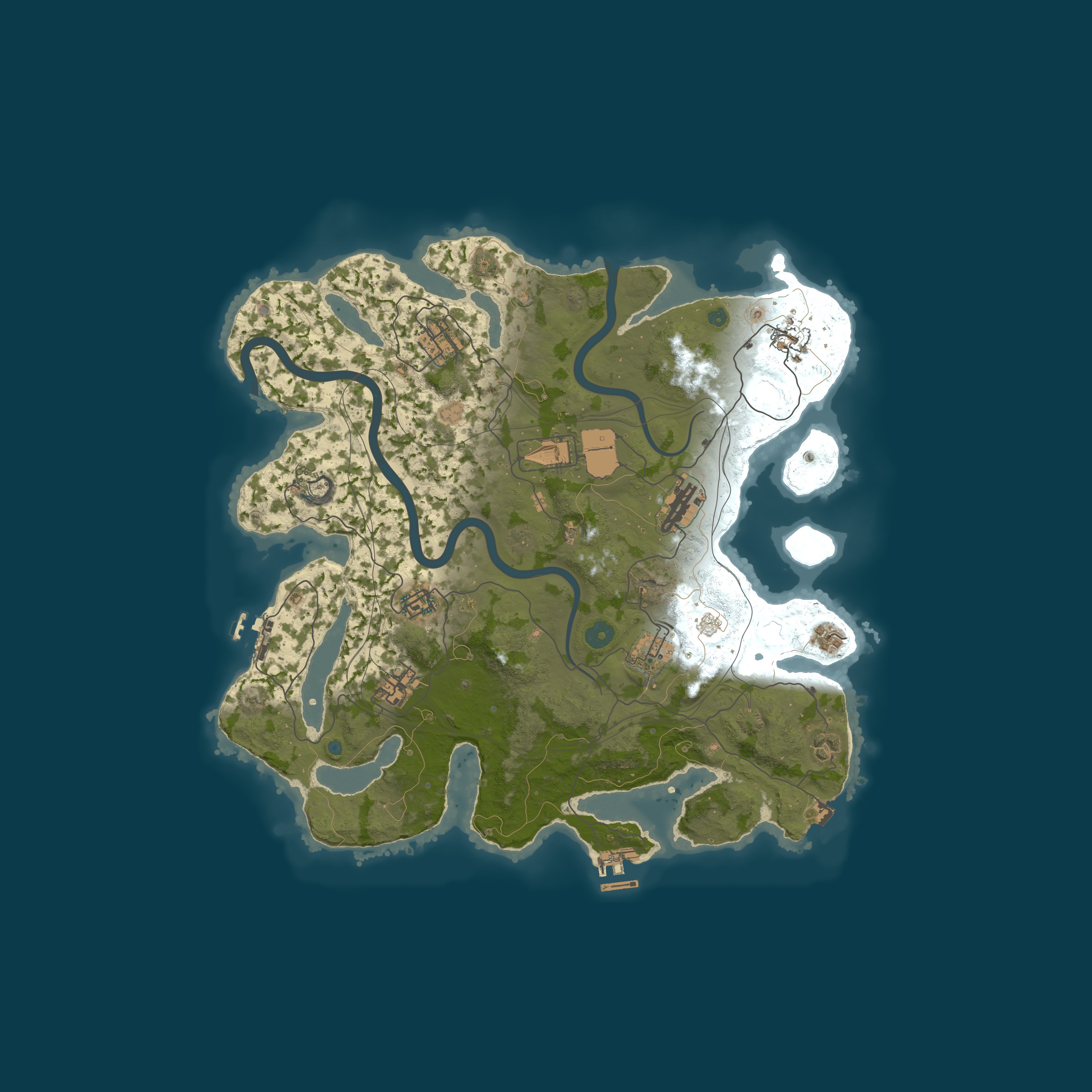 Map for Crossfaded Gaming 3x|RaidWindows|Casual|RaidableBases|Economy|