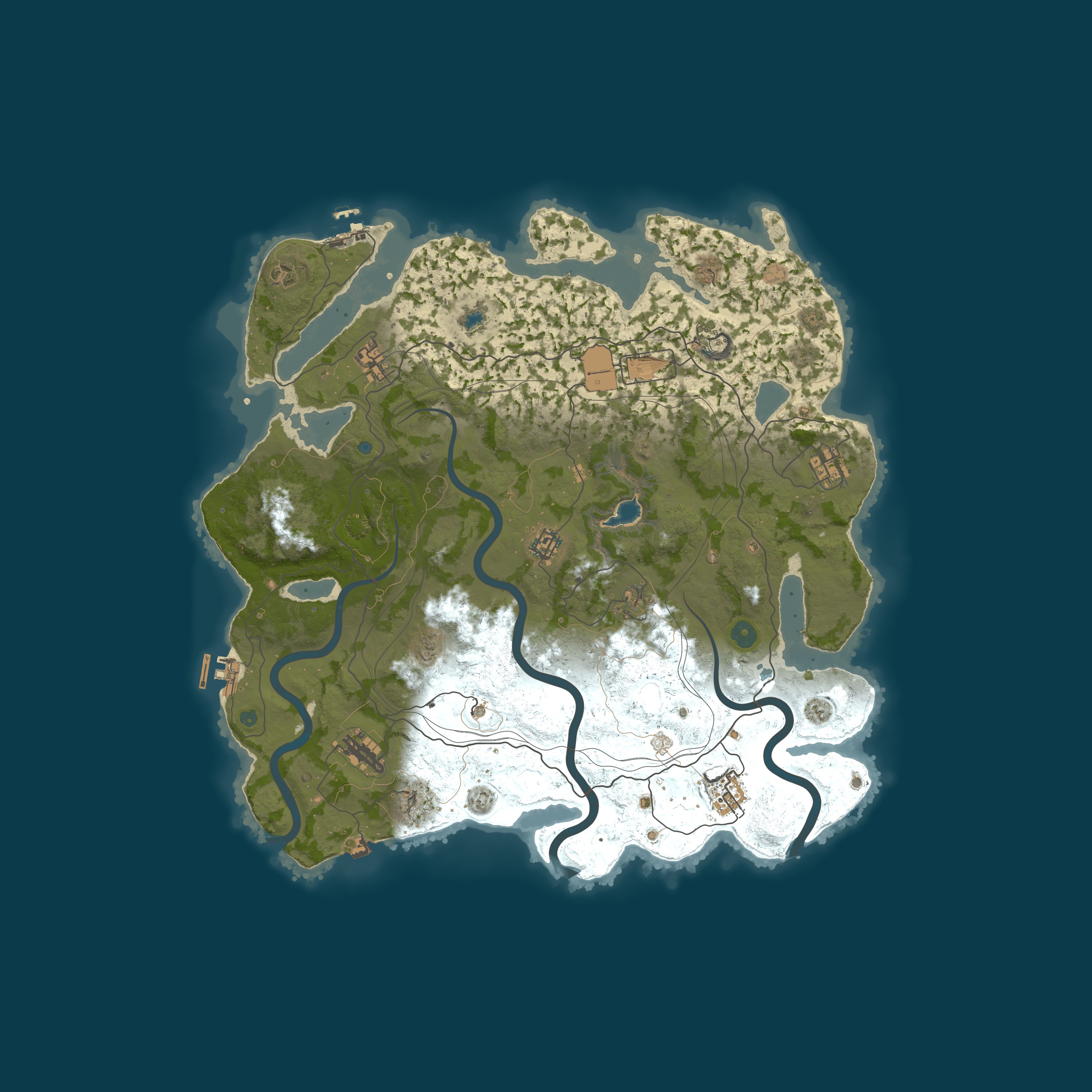 Map for WEREWOLF GAMING.CO 3x Solo/Duo LARGE |Loot X3| JUST WIPED