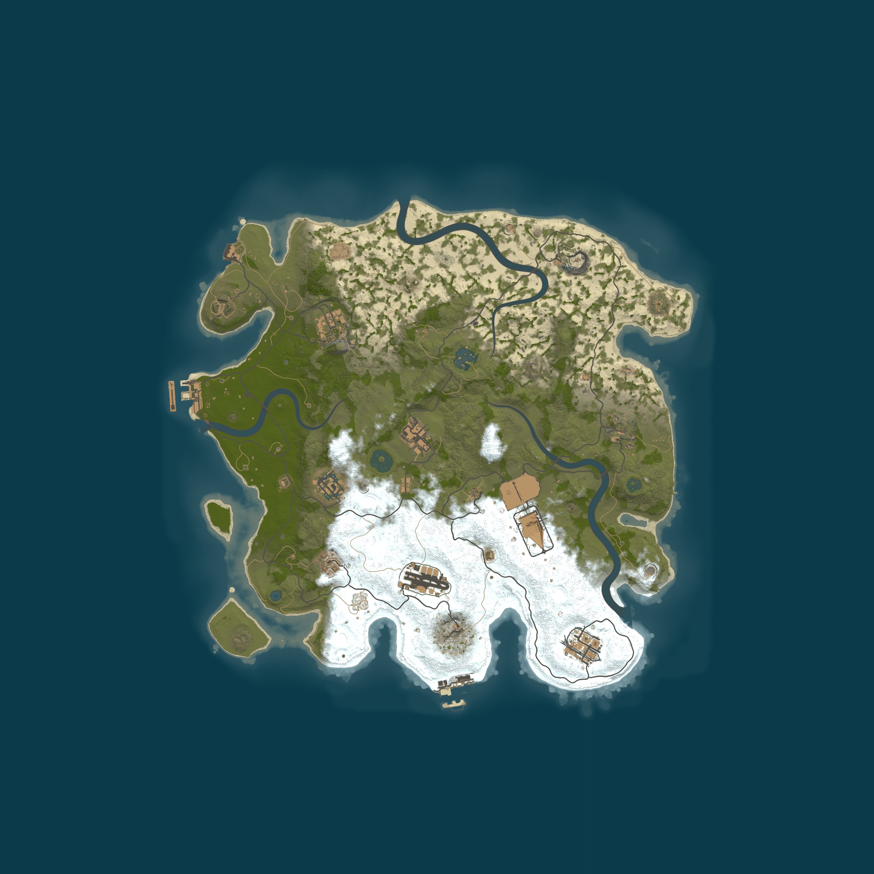 Map for Veterans Rust X3