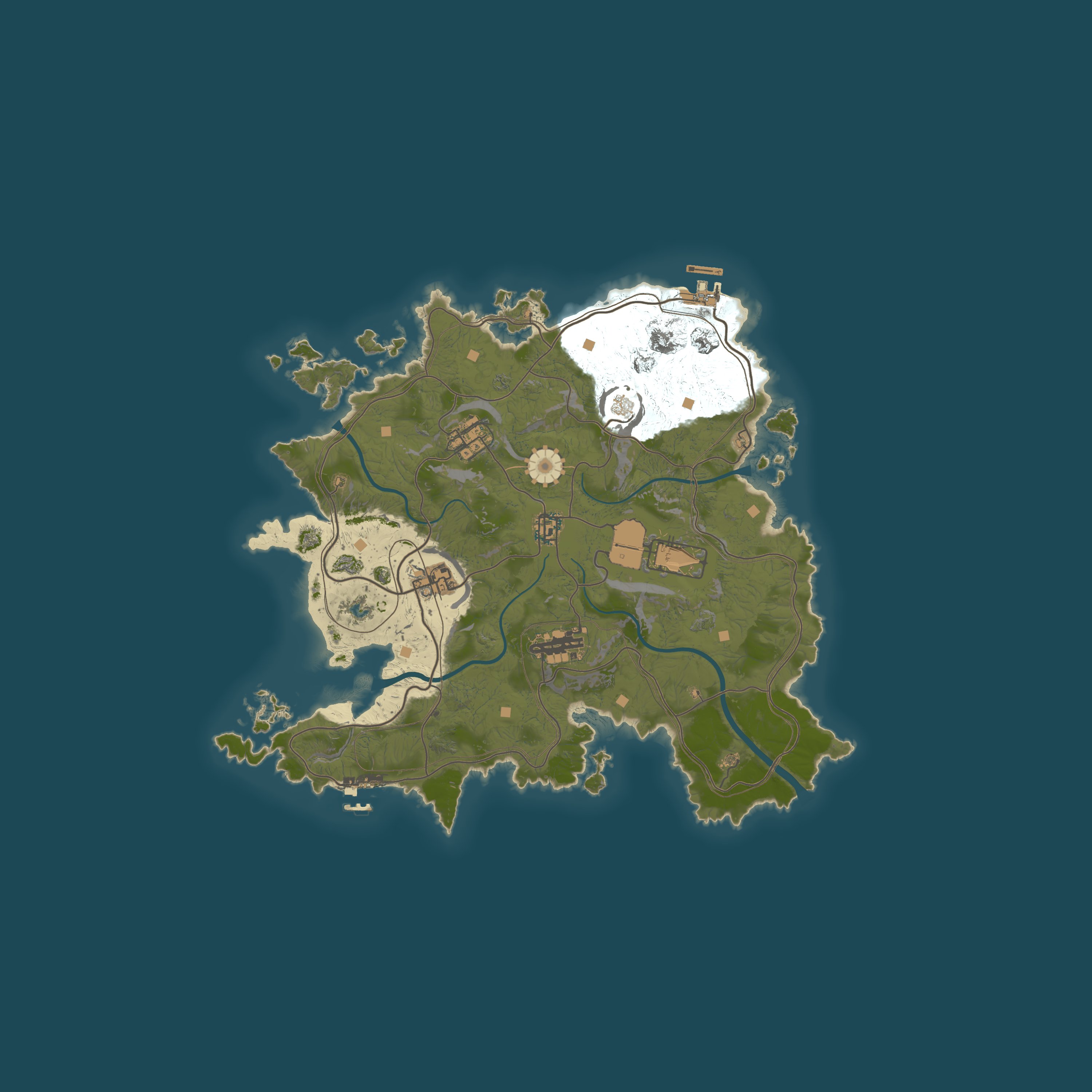 Map for A Rust Server