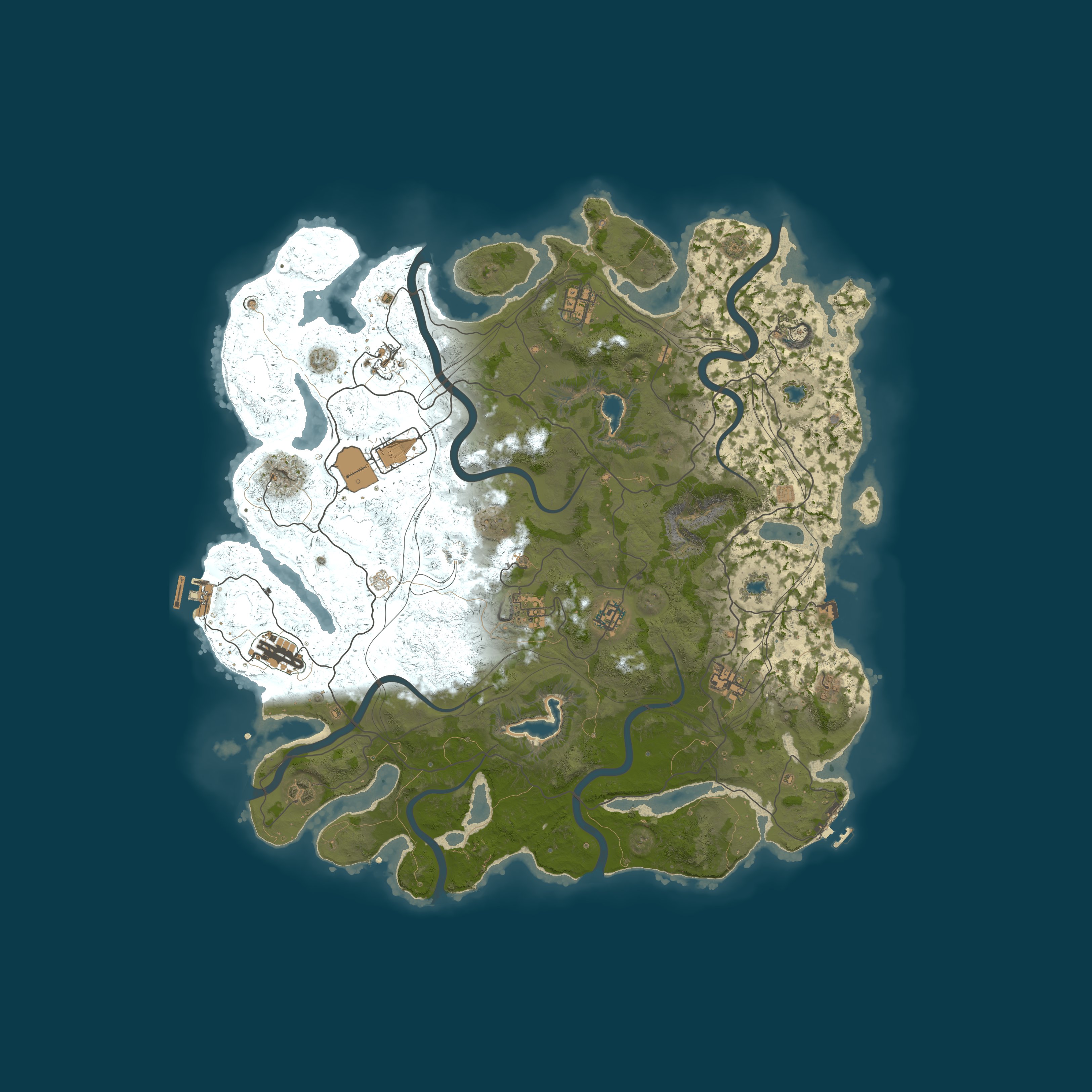 Map for EU Rustinity 2x Monthly Large Vanilla+ [No BP Wipes]