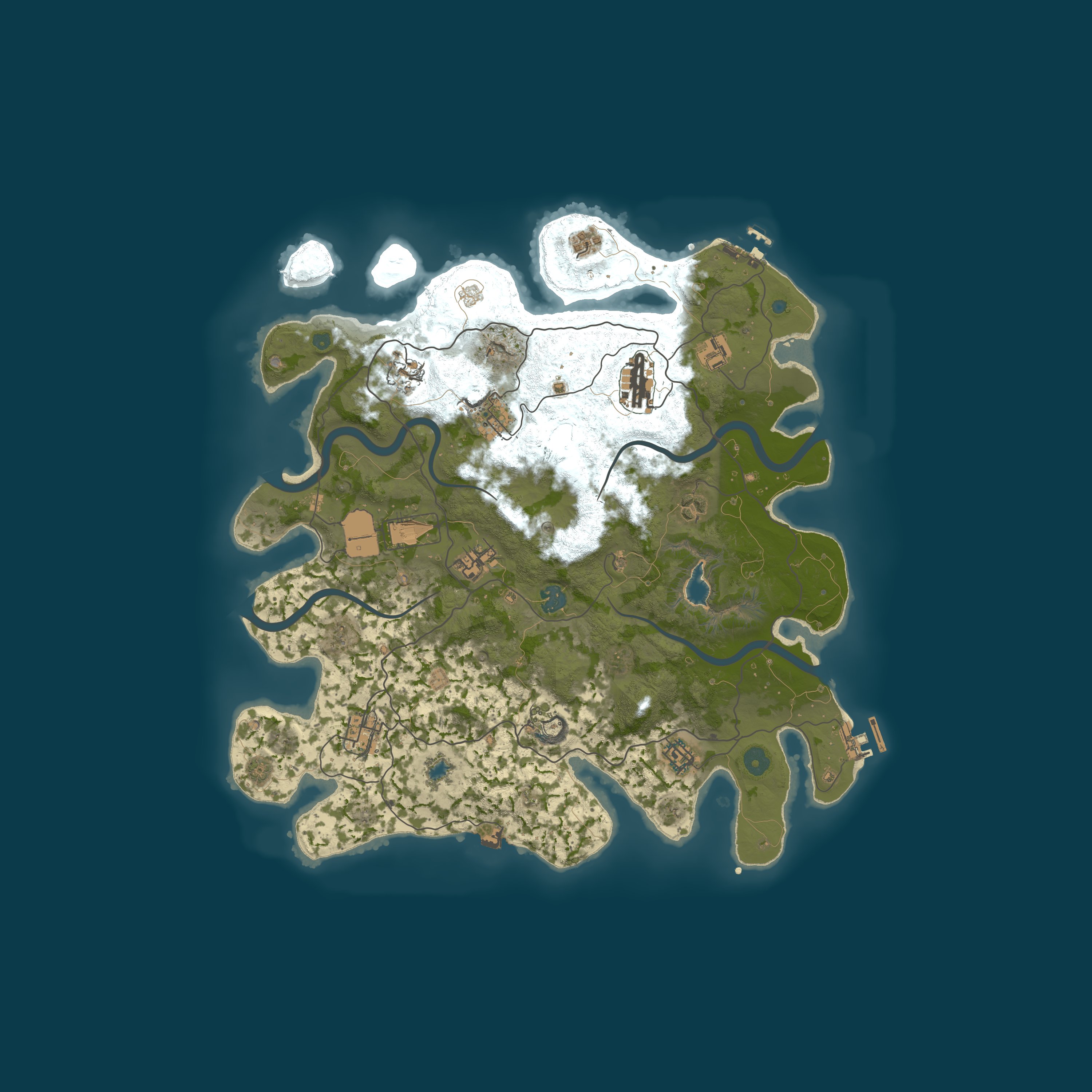 Procedural Map, size 4000, seed 1563160748