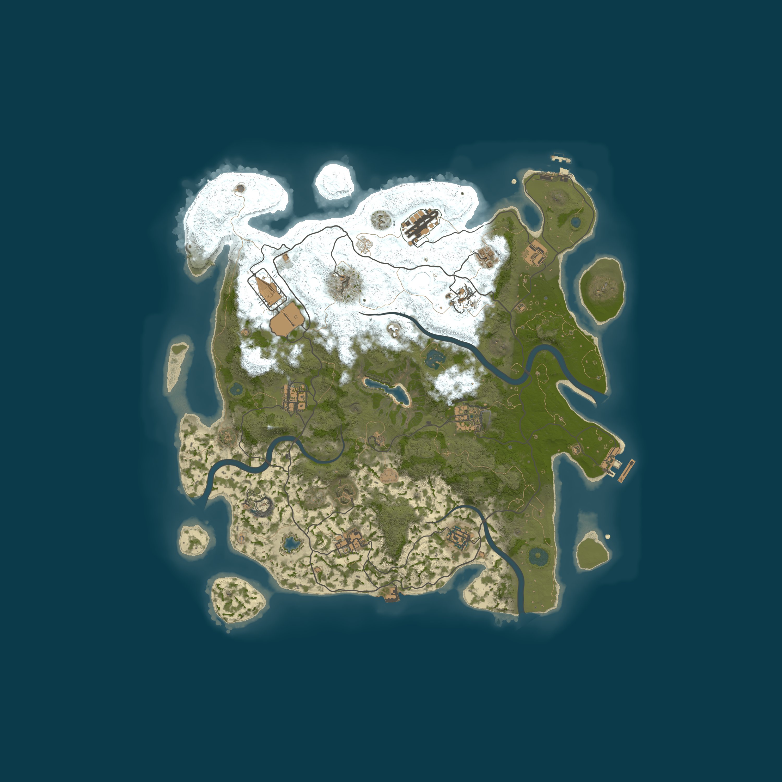 Map for [EU] RUSTVENTURE.GG - Fully Vanilla