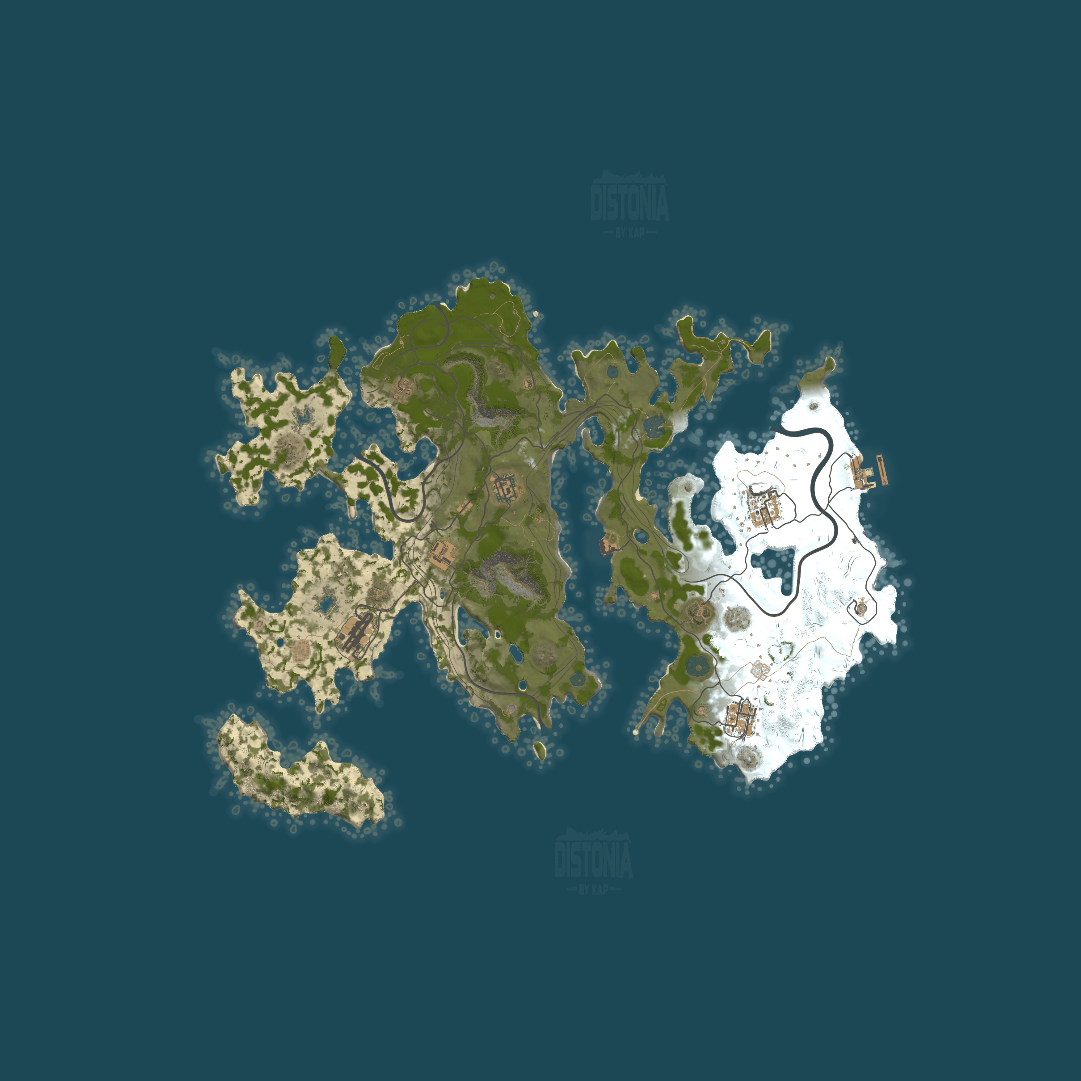 Map for Kapco411 Mercenary Island|4X Elite|500Raidbases|Highly modded|