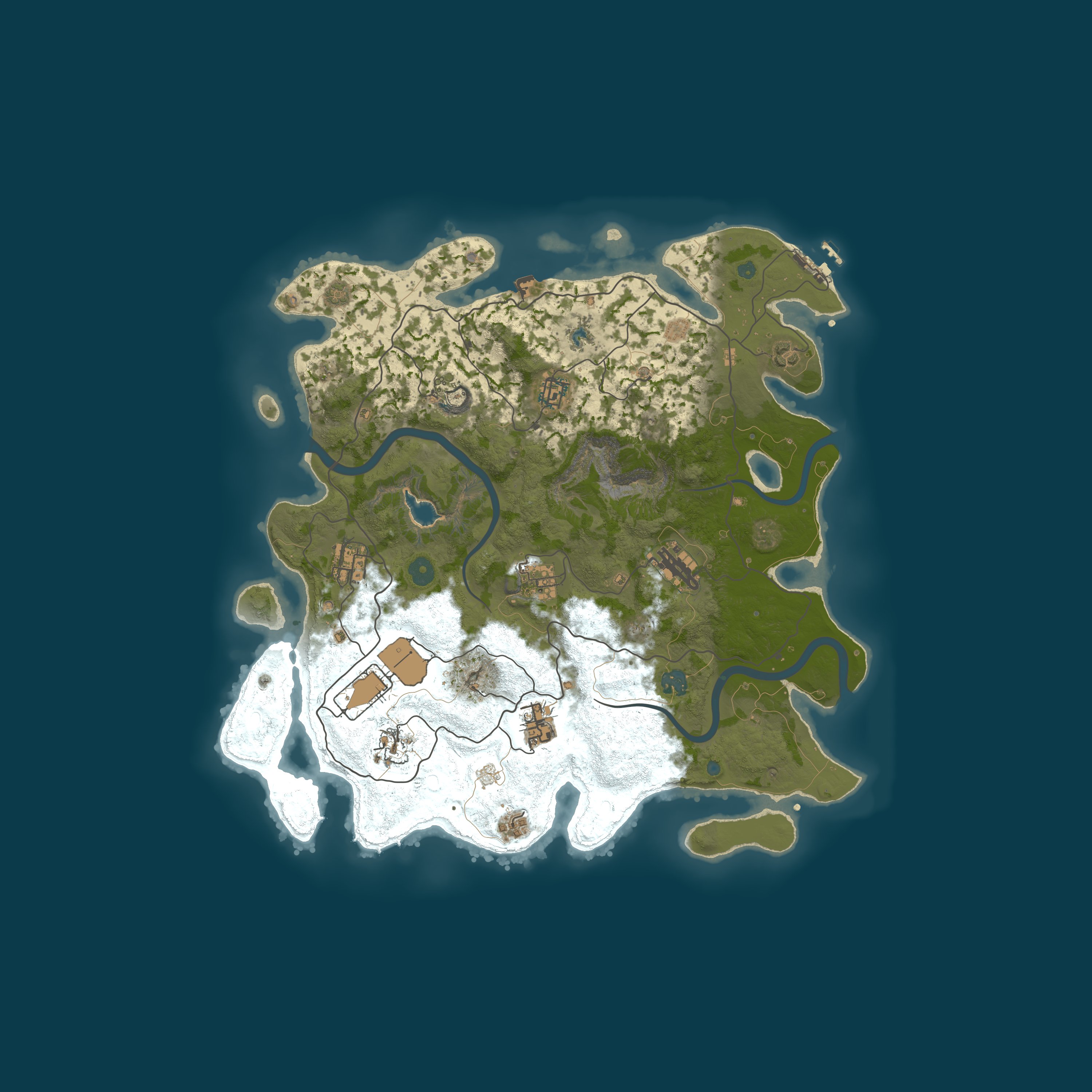 Map for Relaxing Rust | Linux Friendly | 10x | PVE