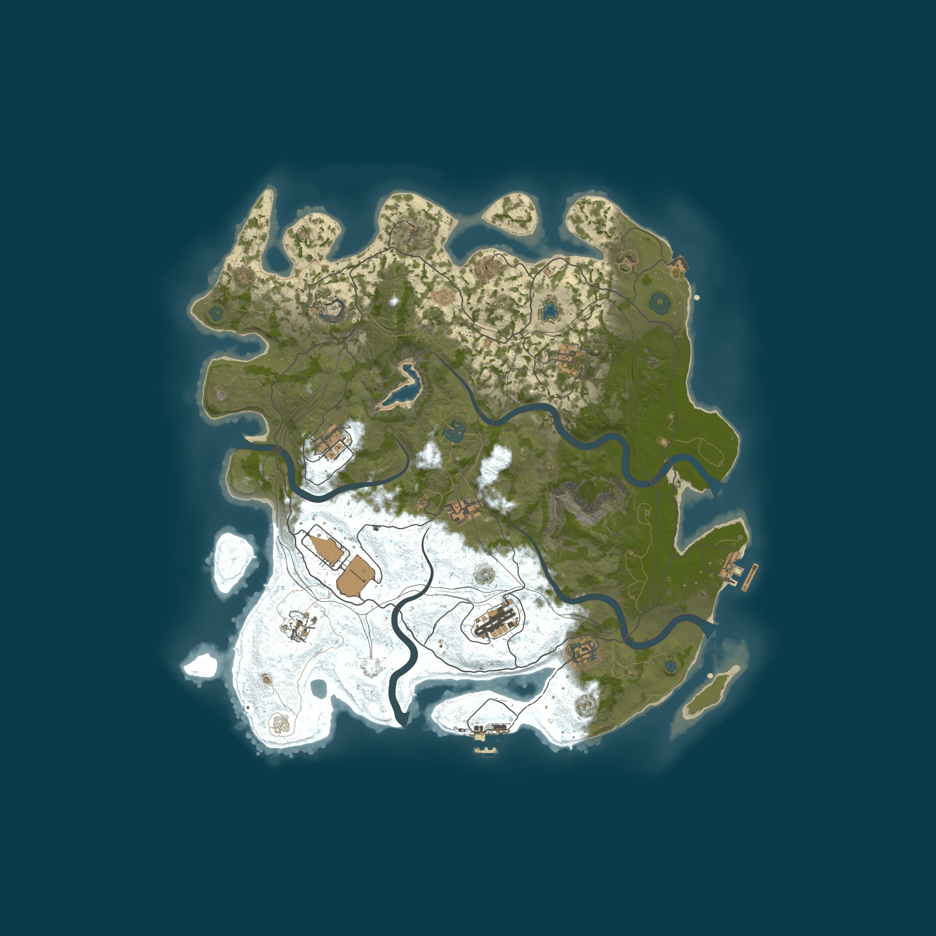 Map for [RU] RUSTCOLA #8 PVE/PVP X3/X5| ГЛОБАЛ ВАЙП 20.03