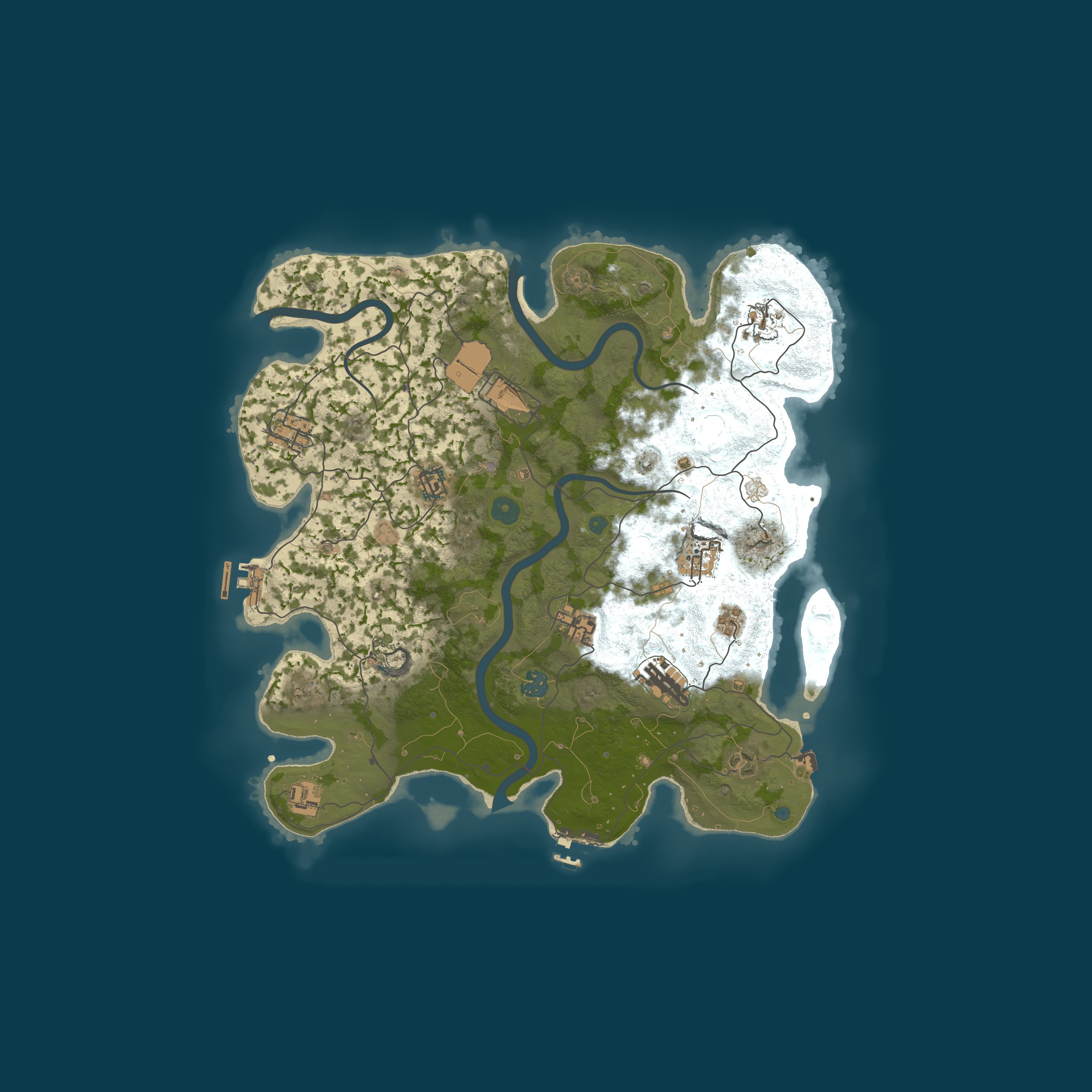 Map for 【黑猫PVE】据点突袭/武器升级/死亡不掉/跨档