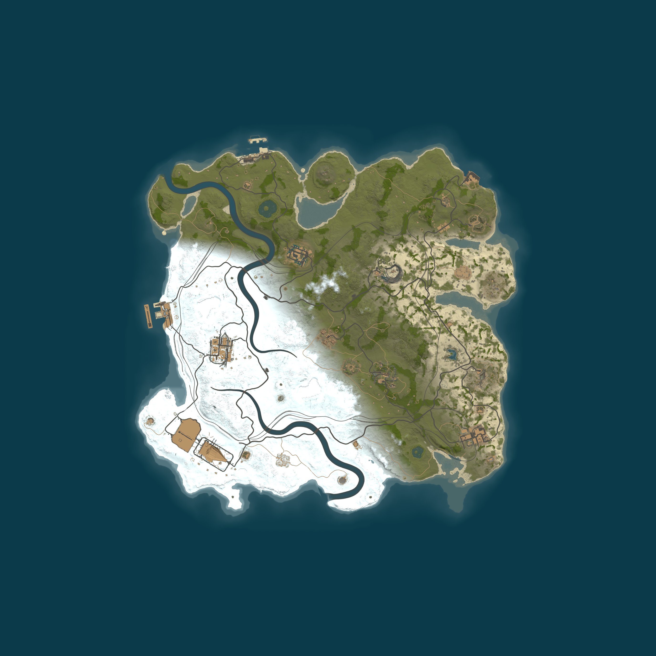 Map for MIRAGE RUST | SUNDAY QUAD 2x | Wipe 28.06