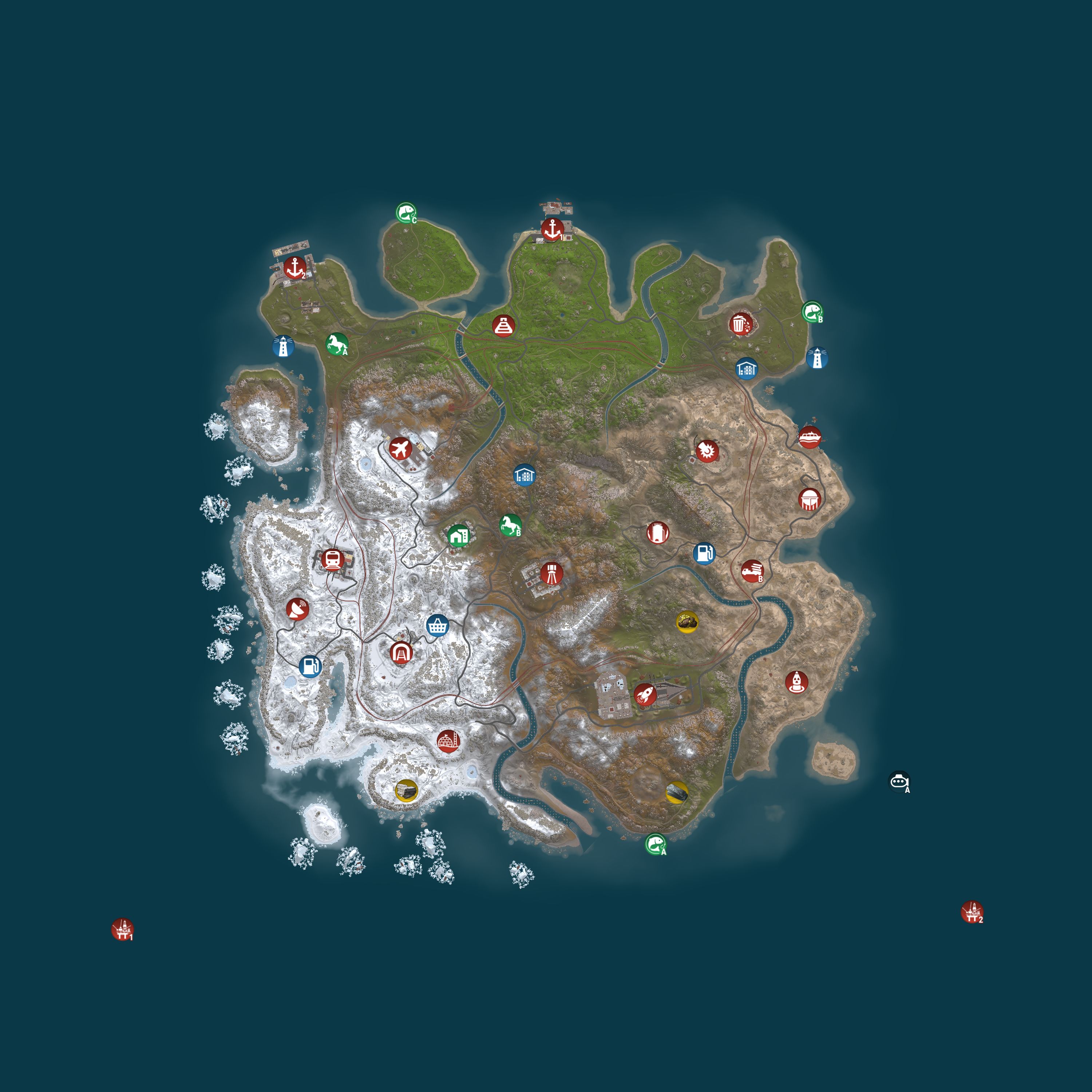 Карта сервера