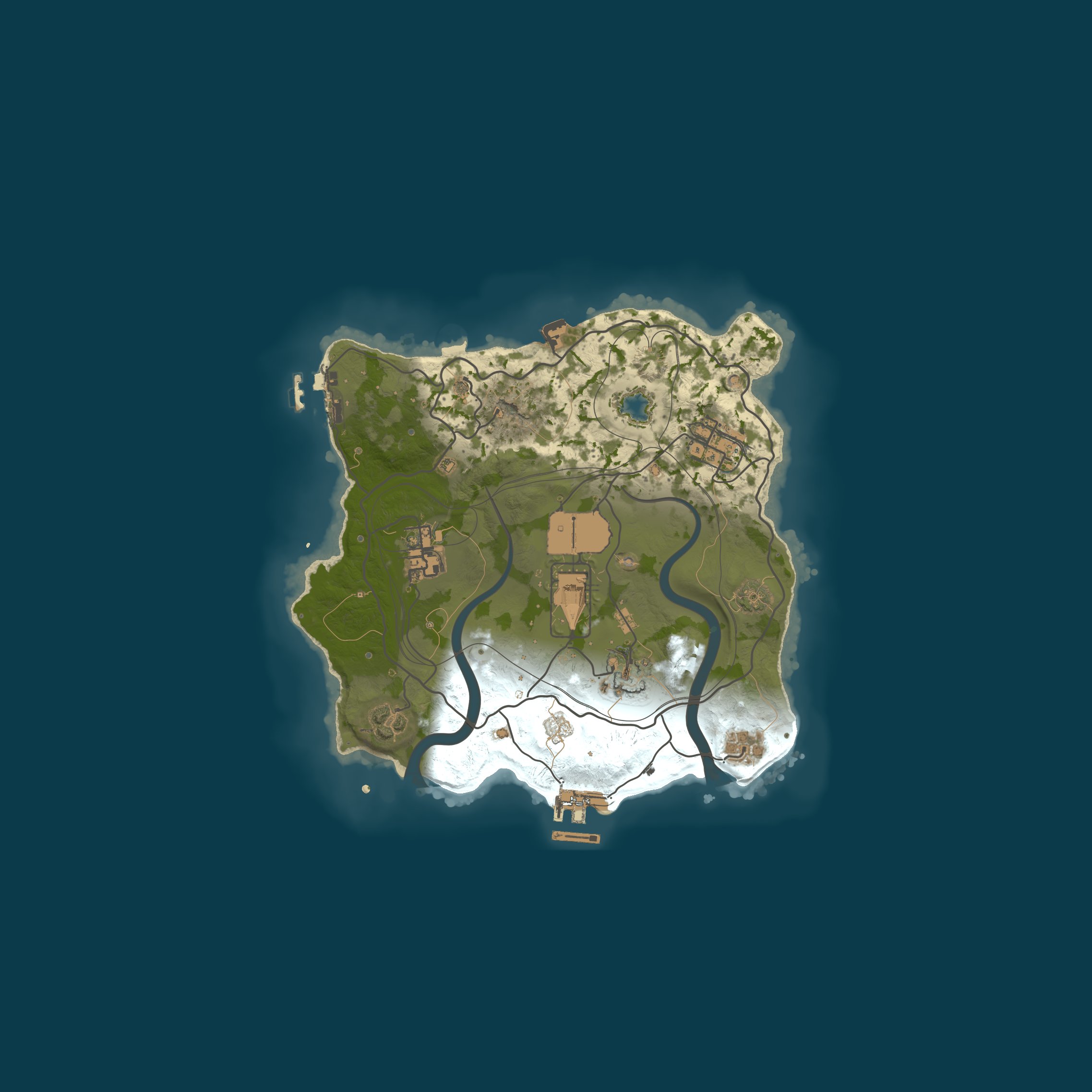 Map for [AU/NZ] Sydney #2 Small 2.5k custom map minis on roads