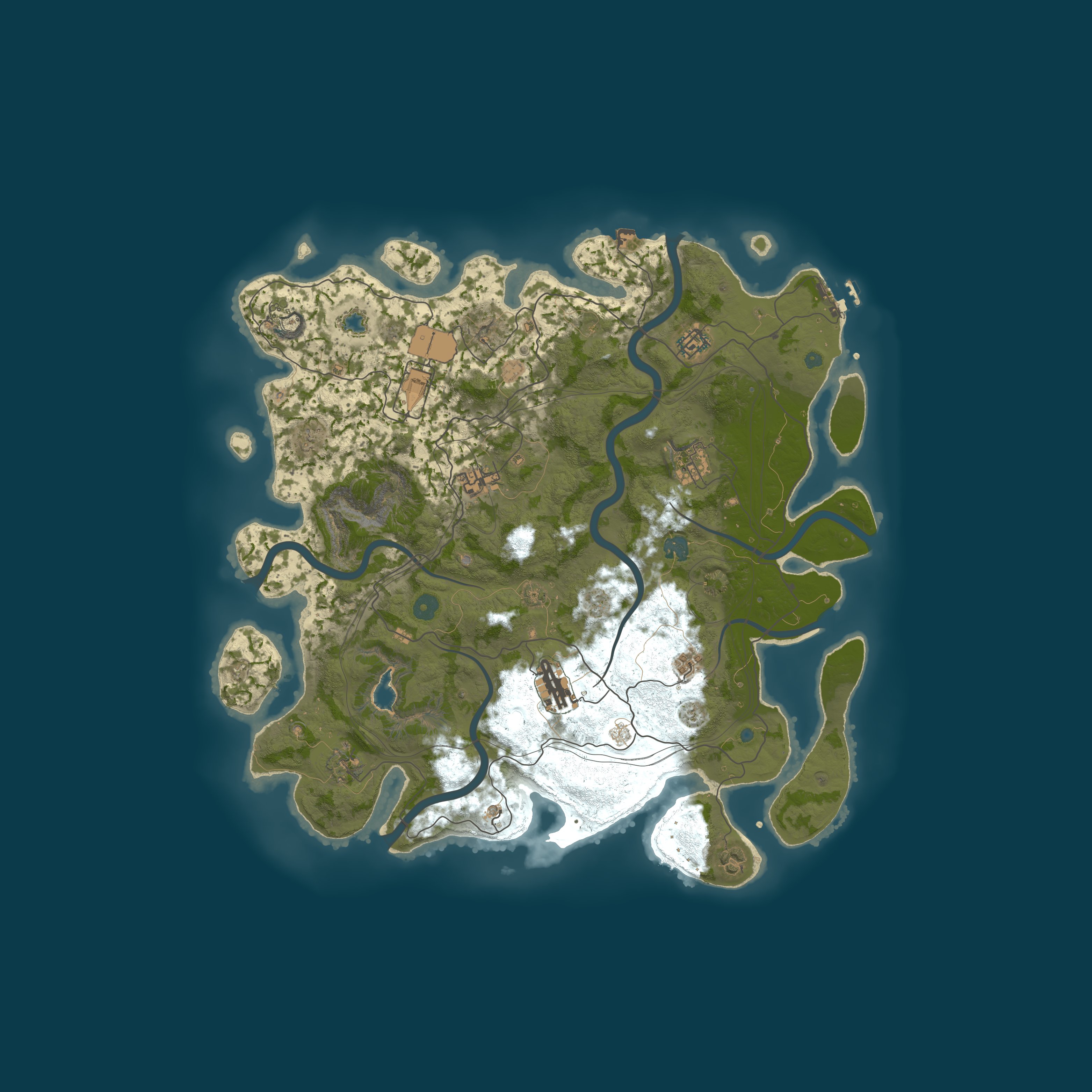 Map for Together We Rust | Build Server