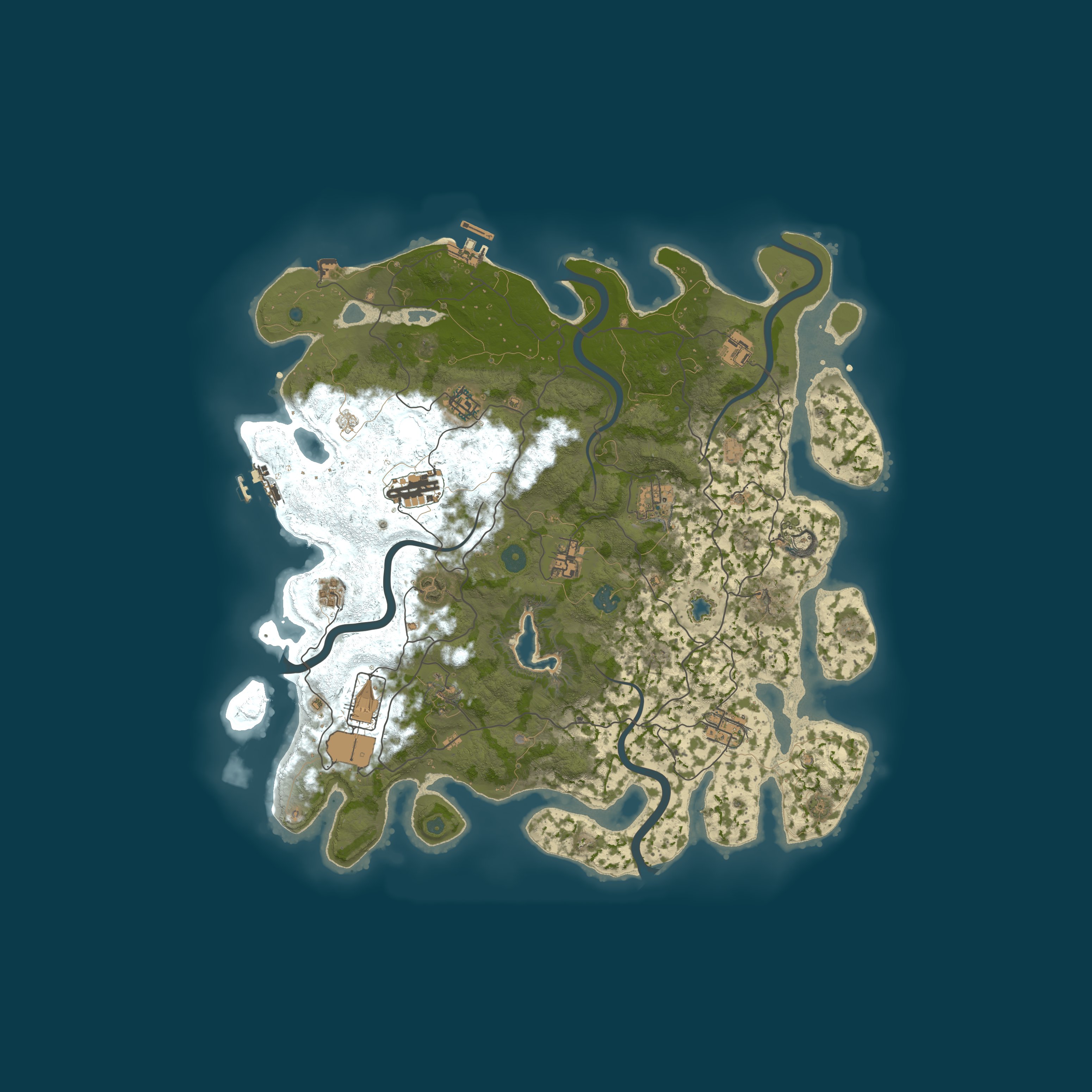 Map for TheApocalypse|PVE|Zombies|SkillTree|RaidBases|LegendaryItems