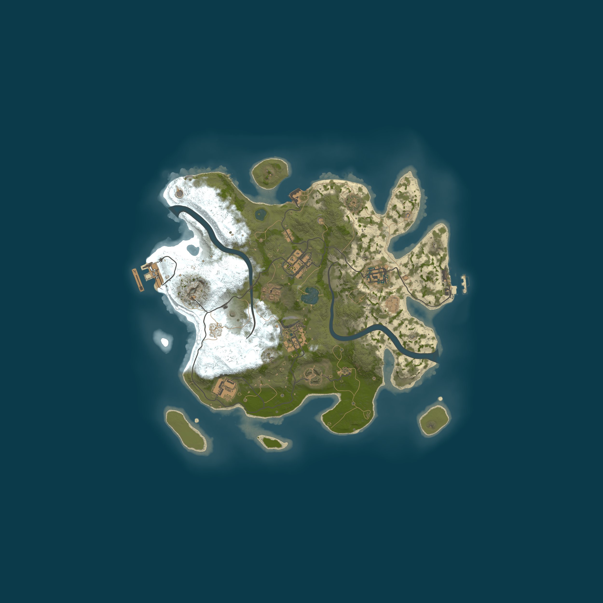 Procedural Map, size 3000, seed 482913
