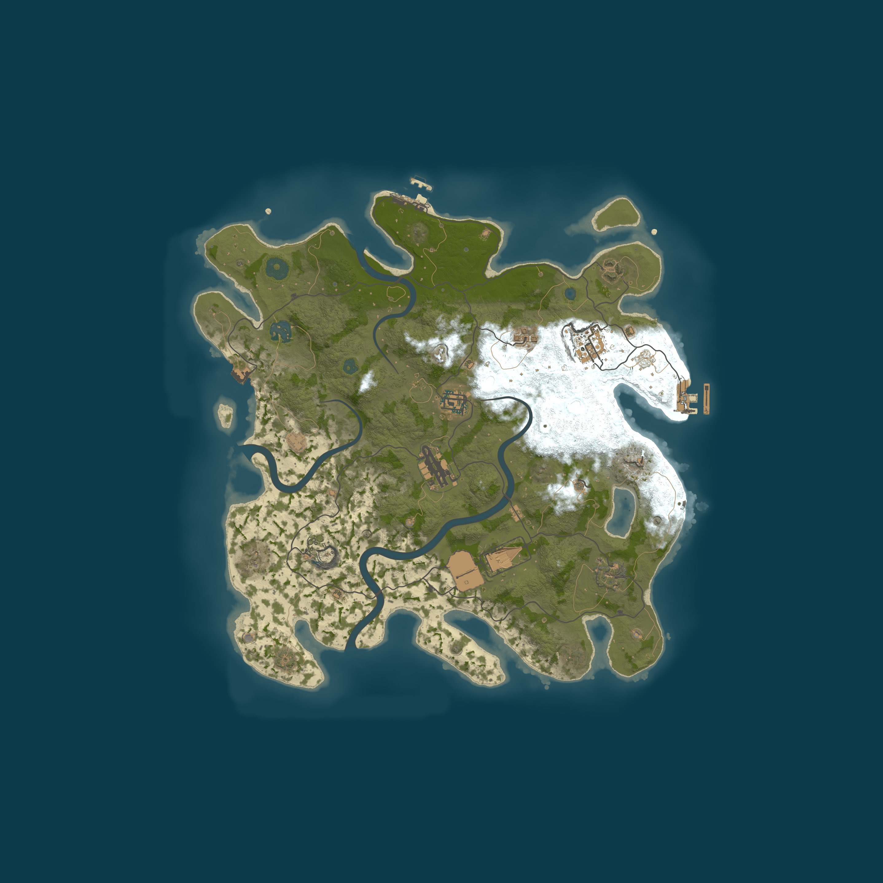 Map for Rust Enhanced | PVP-PVE | Raid Protection | Kits | NPC