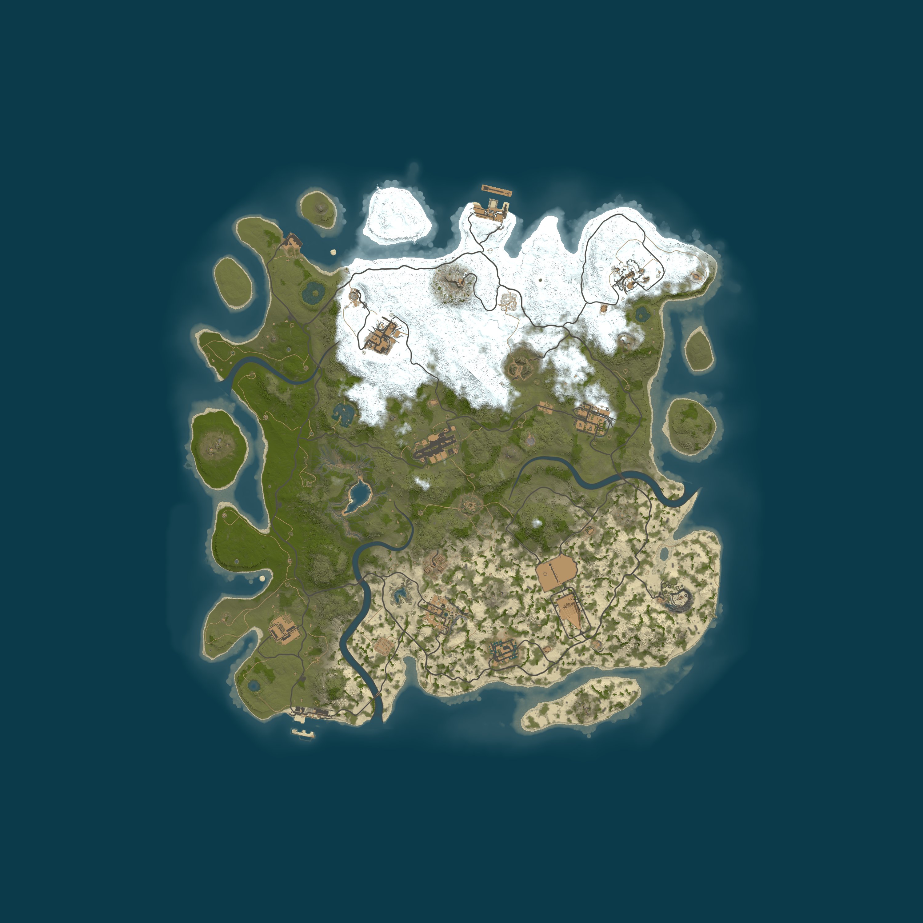 Procedural Map, size 4000, seed 867840661