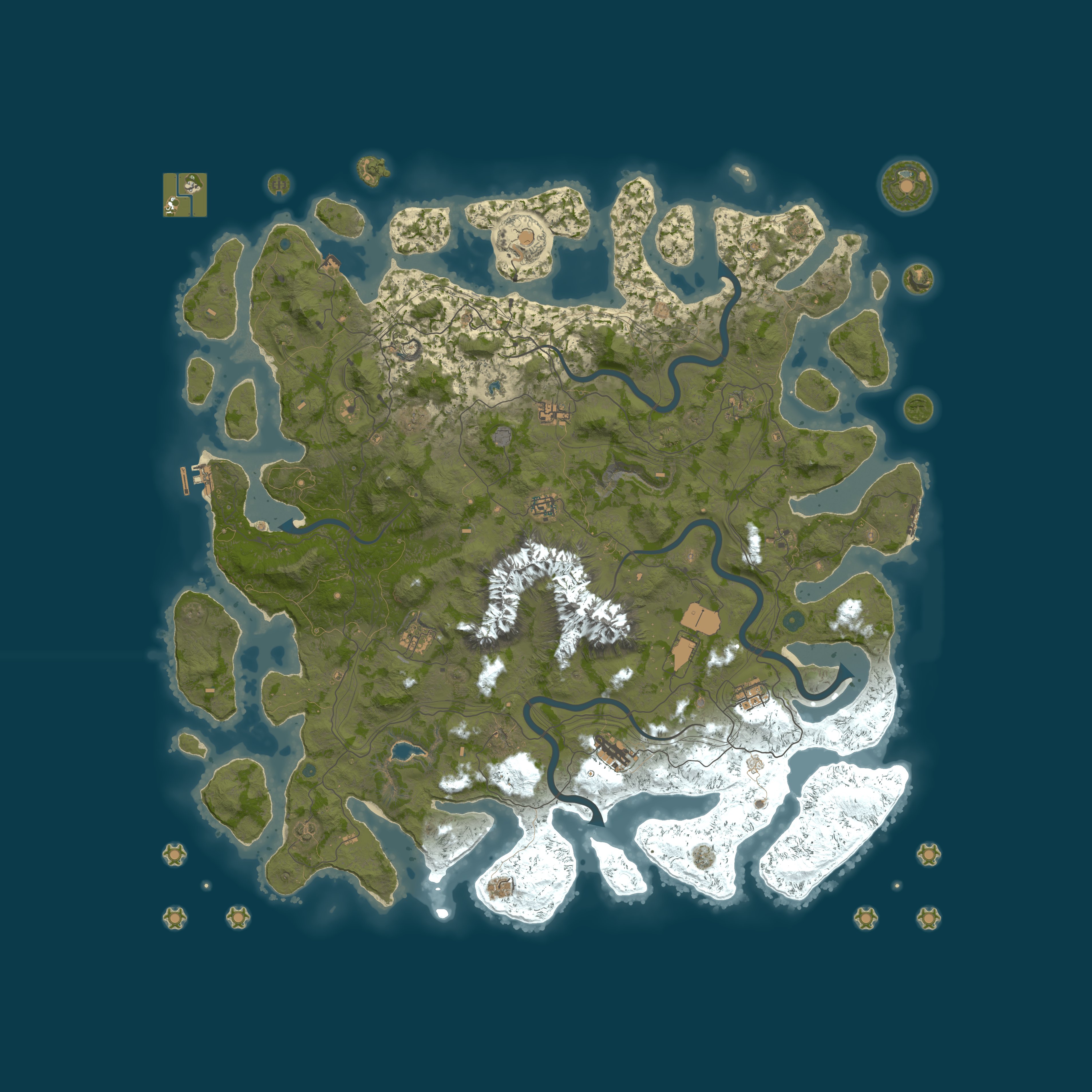 Map for ZOMBZ 10X PVE | Zombies|Kits|Backpack|Gooop