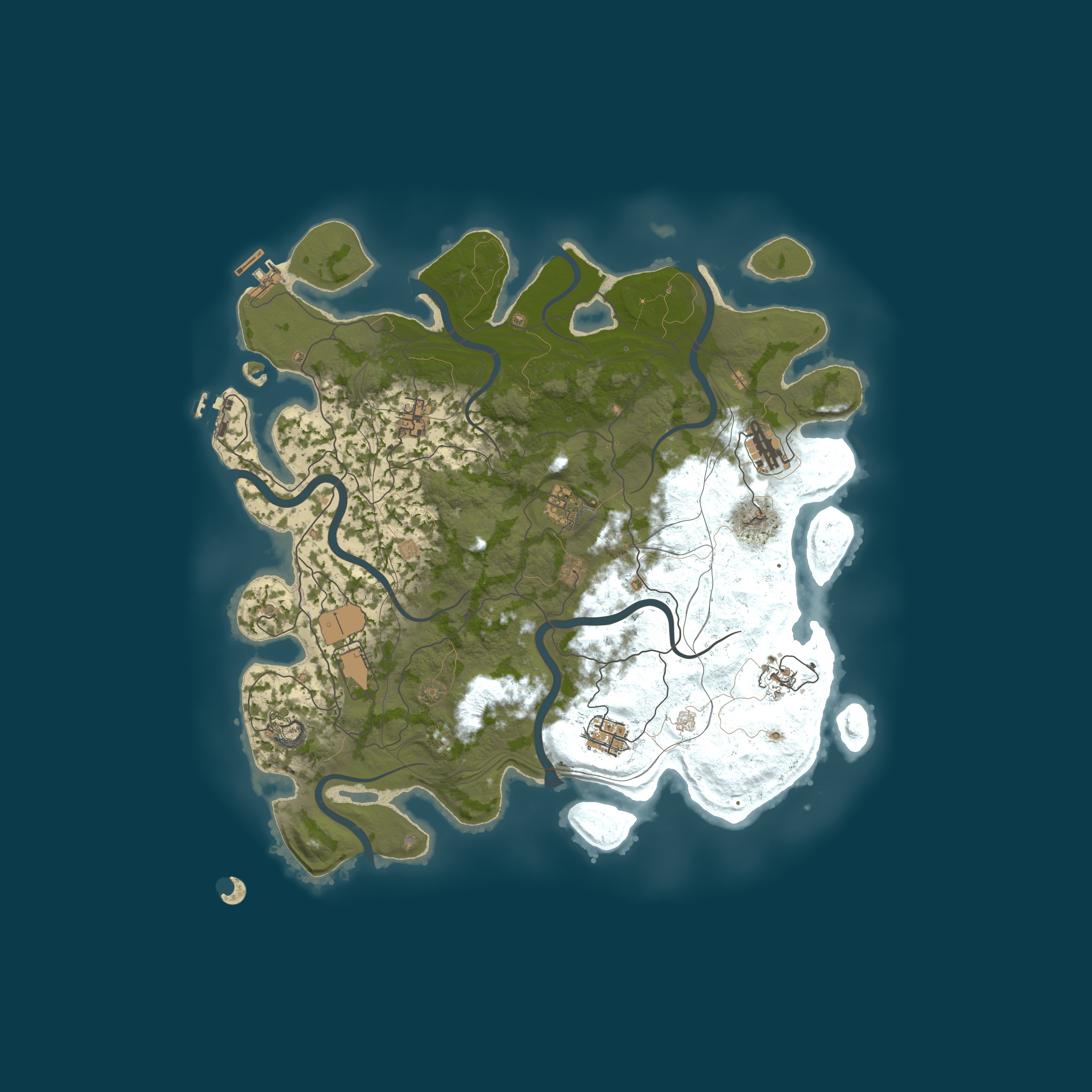 Map for [GER|PvE]Deutscher Ritter Platz | Skills | Events | Raidable Ba