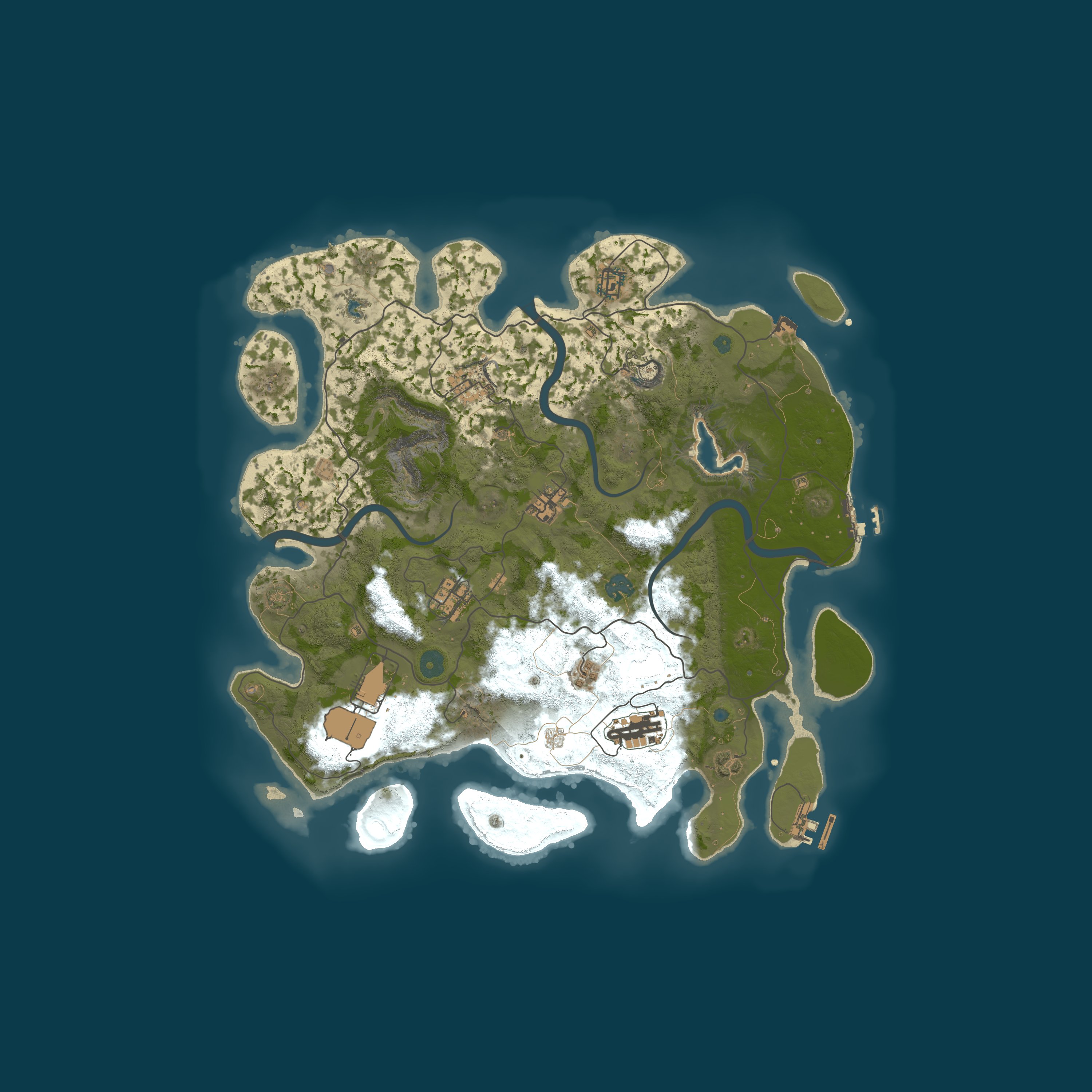 Map for TNT RUSTCORE - Vanilla 1x | Official | Max Group 8