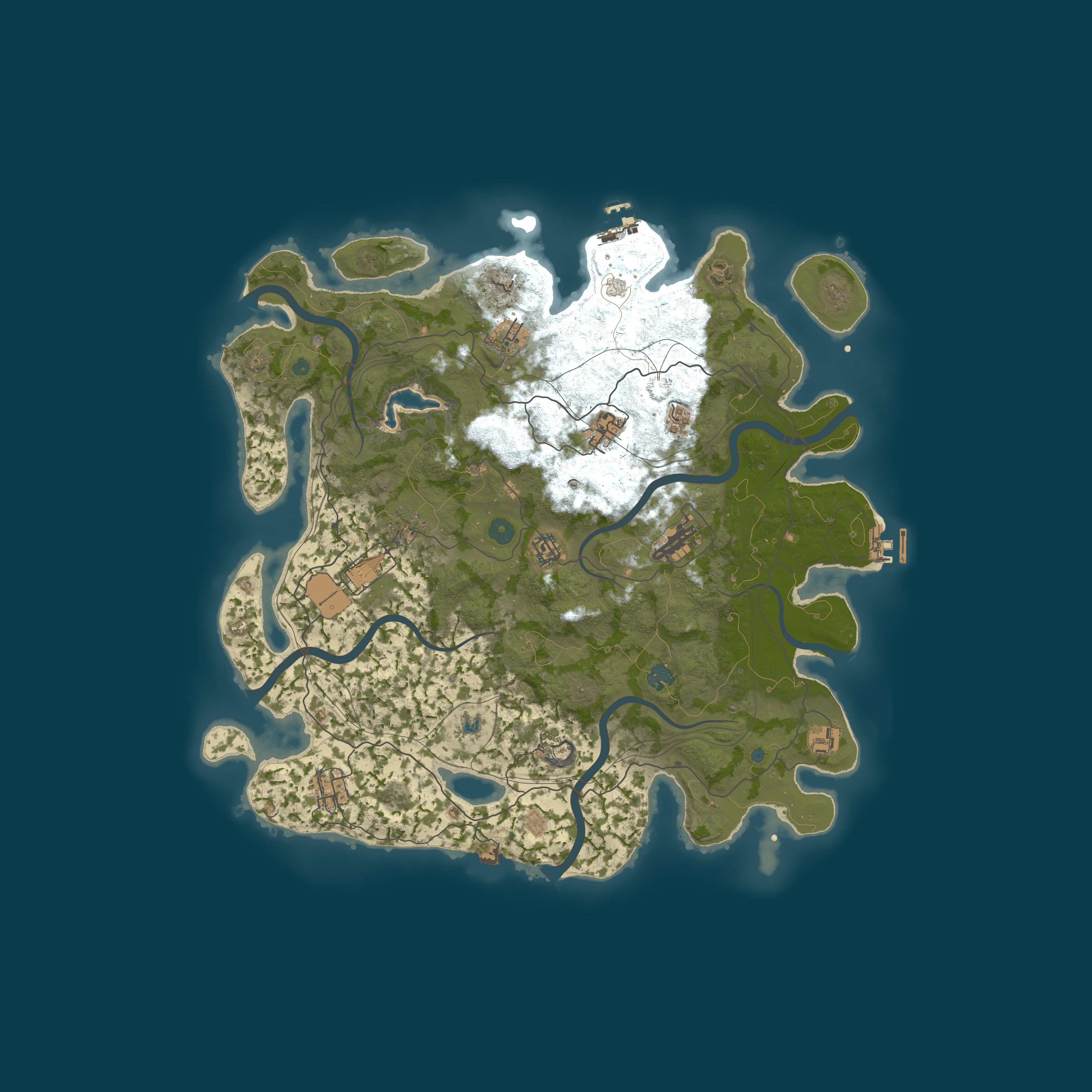 Map for 10X PVE Grown Folks Gaming