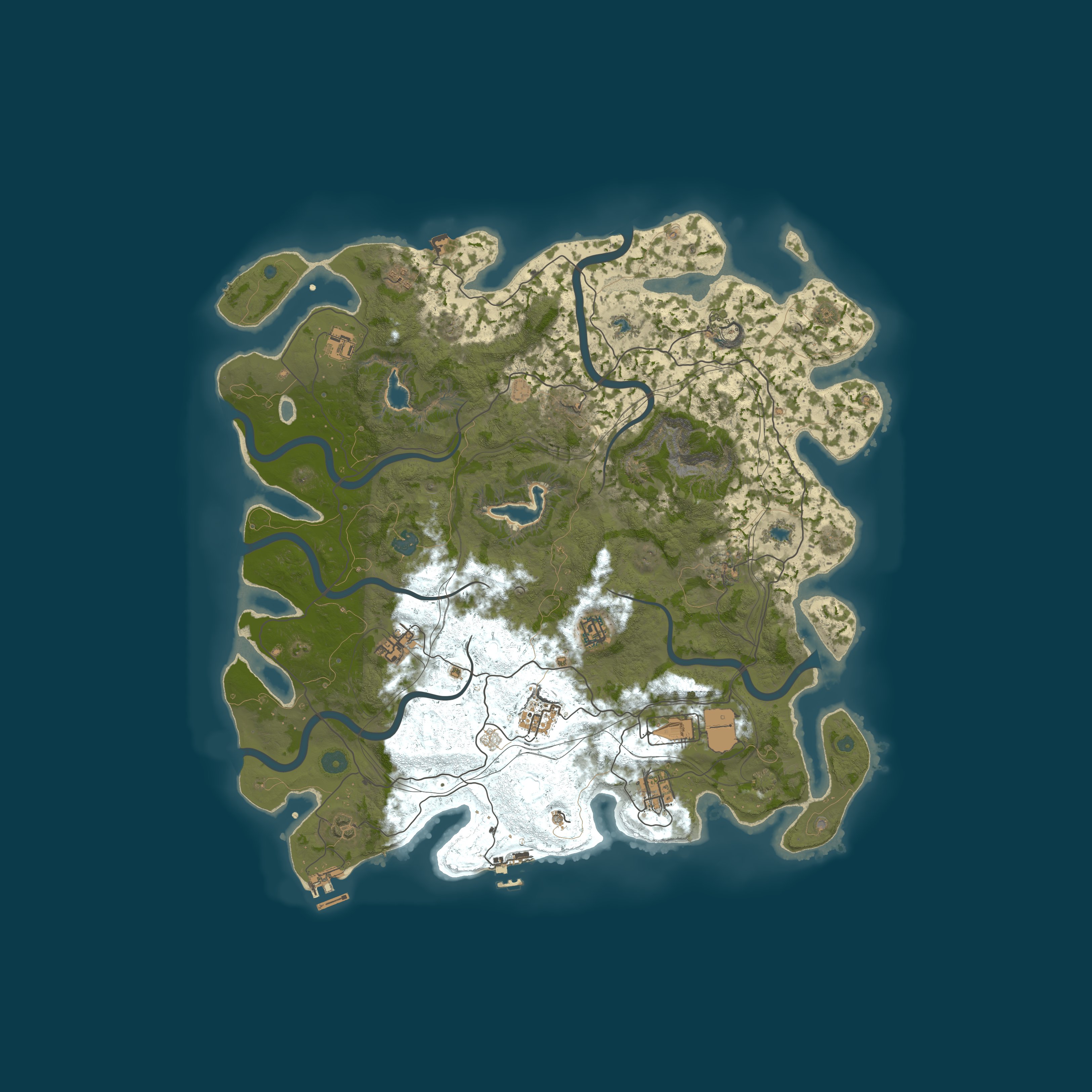 Map for BUNKER RUST | x2 | Railway Economy