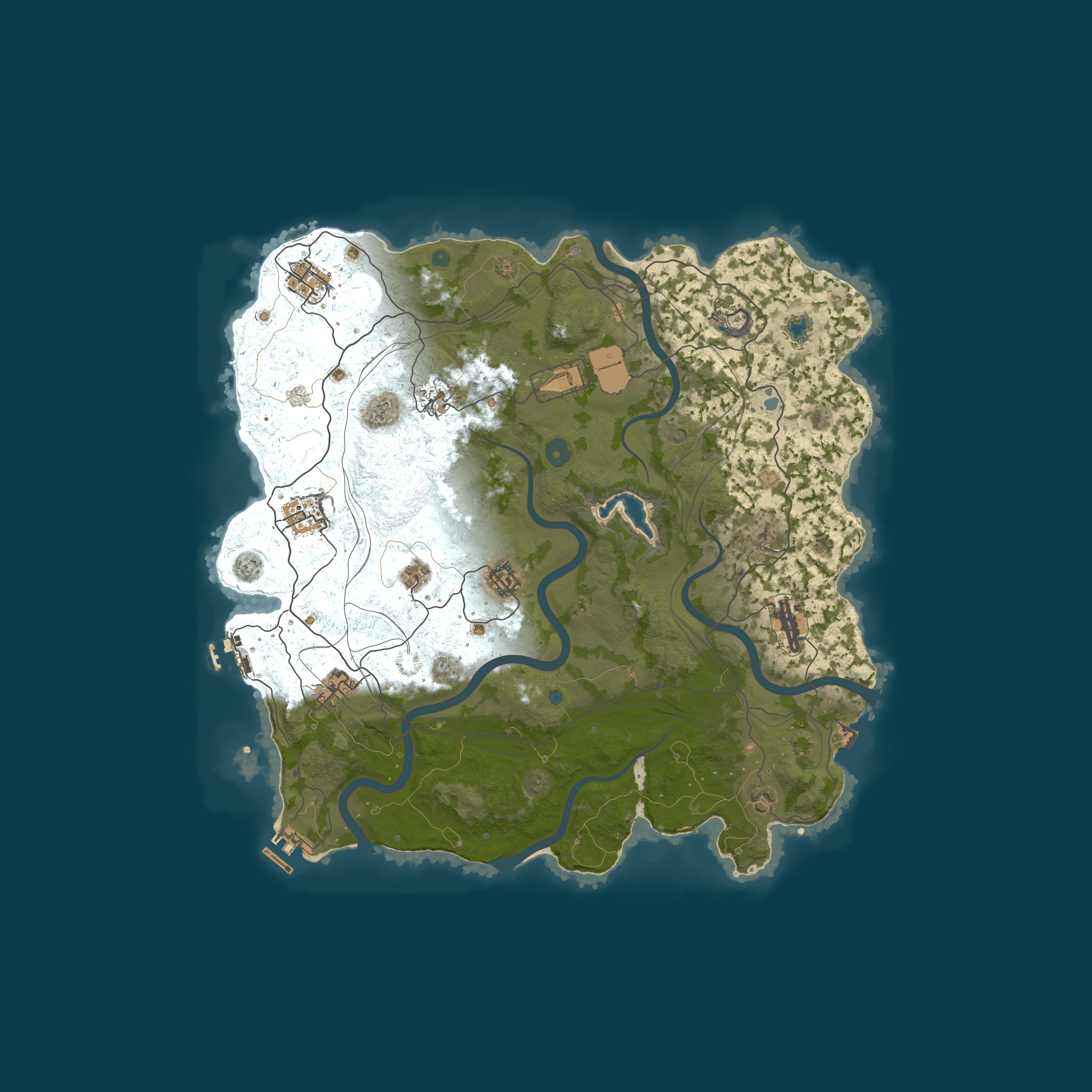 Map for RustResort.com - EU Vanilla | 2X Thursday 28.05