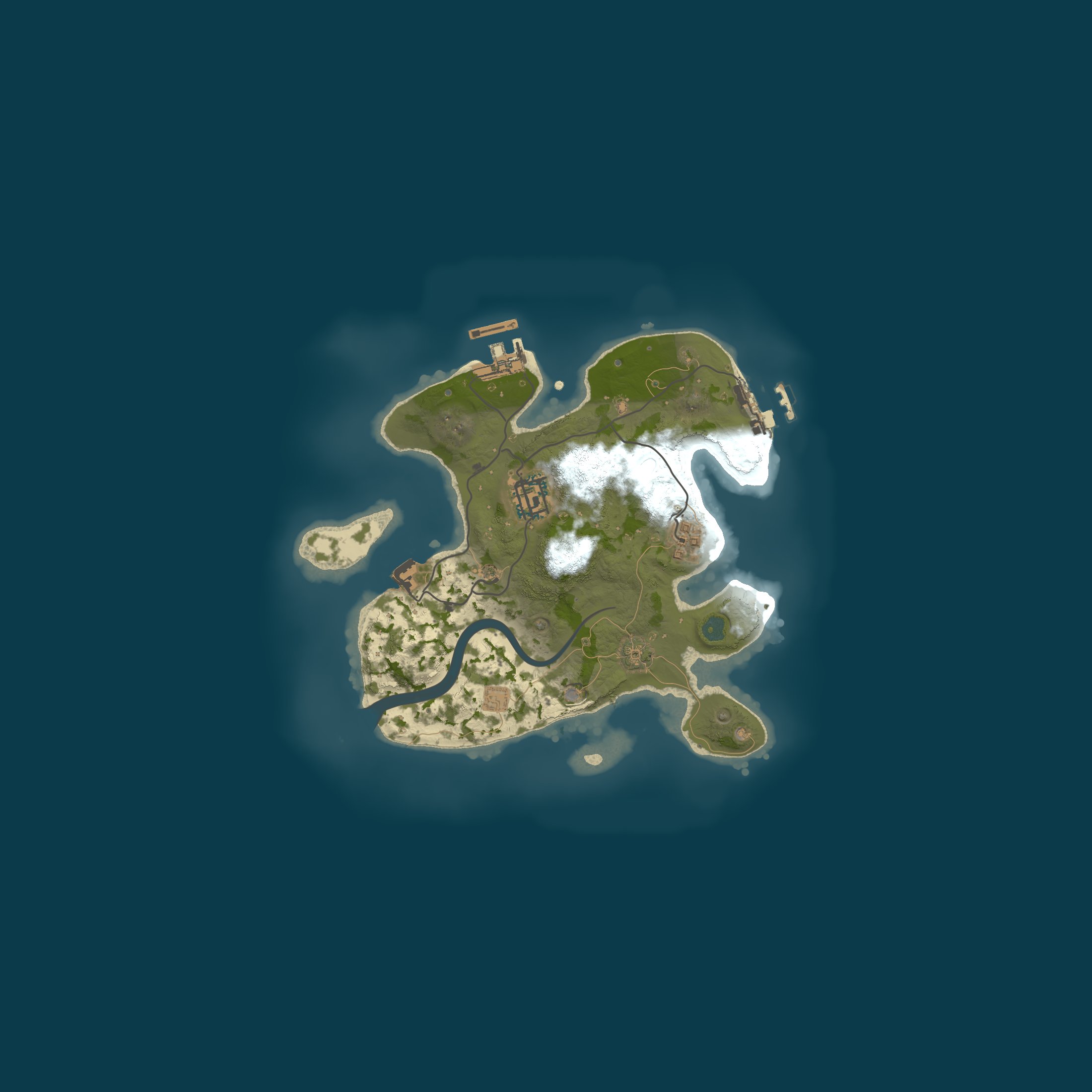 Map for DaBoys Rust Solo/Duo/Trio I wiped 08.05  08/05 I Beginner frien