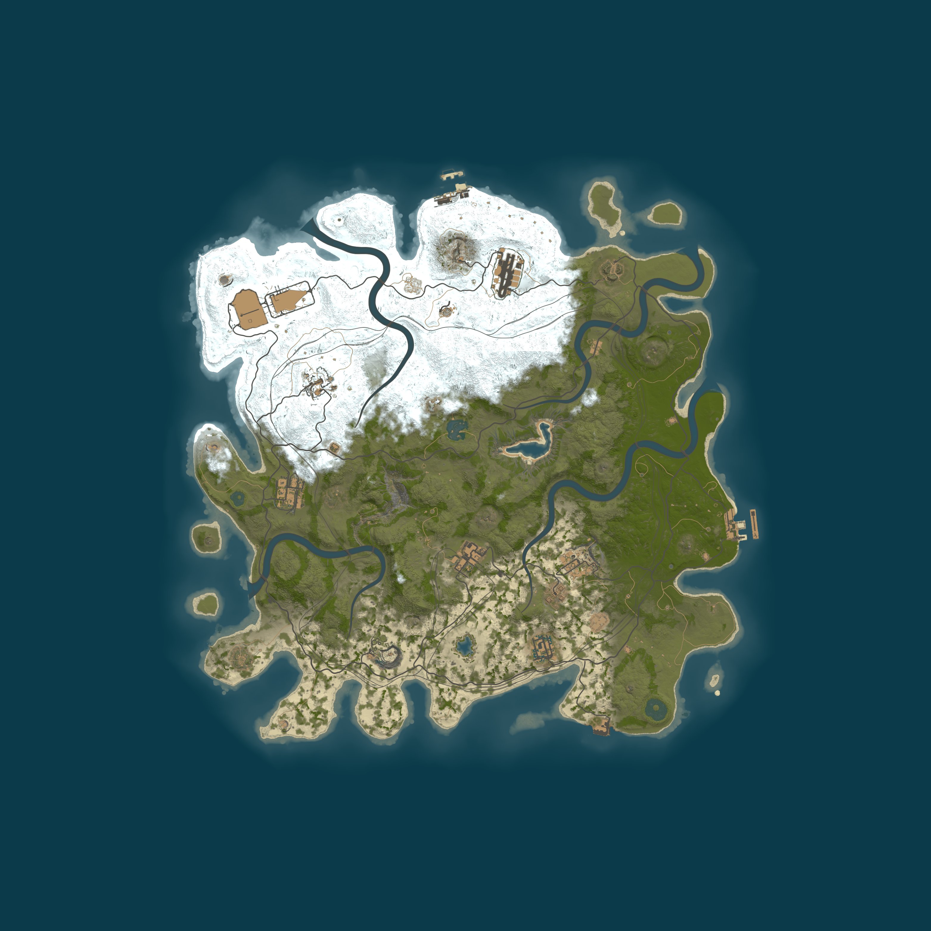 Map for TyunkovRust CLASSIC SOLO/DUO