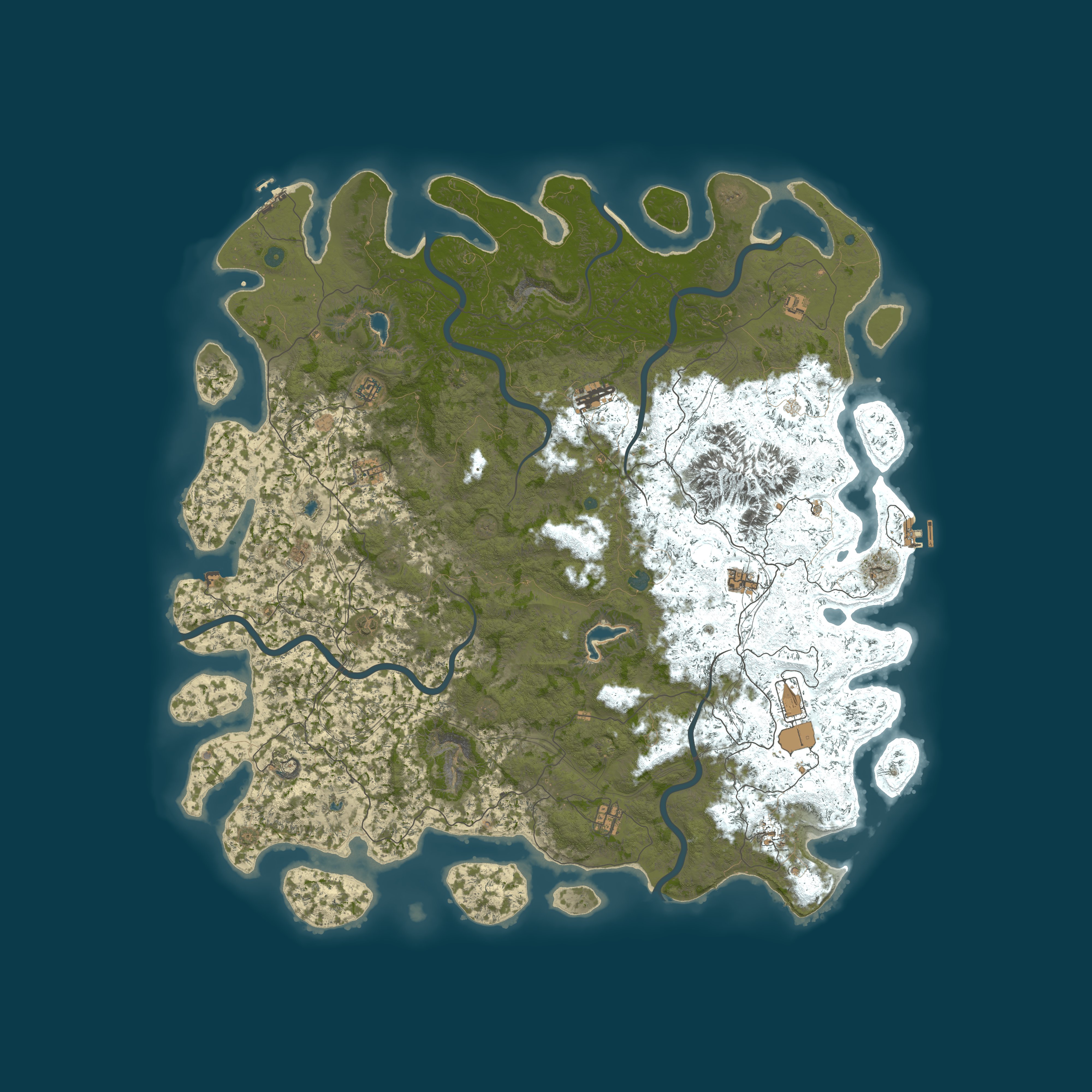 Procedural Map, size 6000, seed 44083560