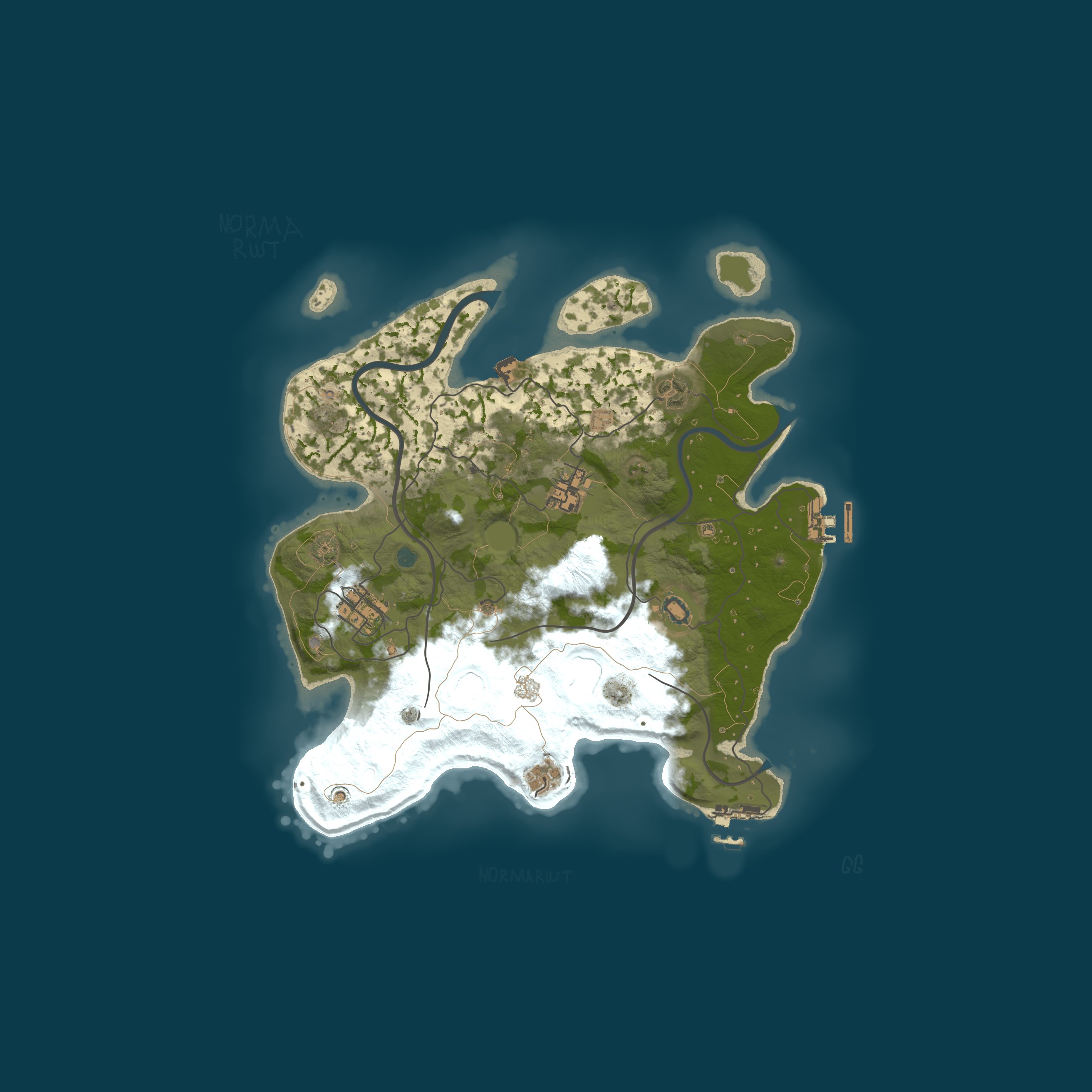 Map for EU | NORMARUST | VANILLA+ X2 | NOOB FRIENDLY