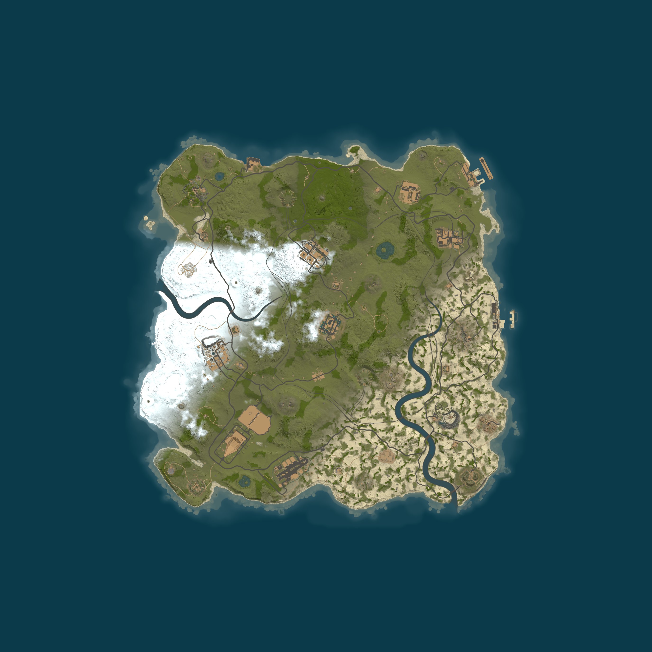 Map for WEREWOLF GAMING.CO 5x SOLO ONLY|TP|Home|Kits|No Teams|Loot x5|