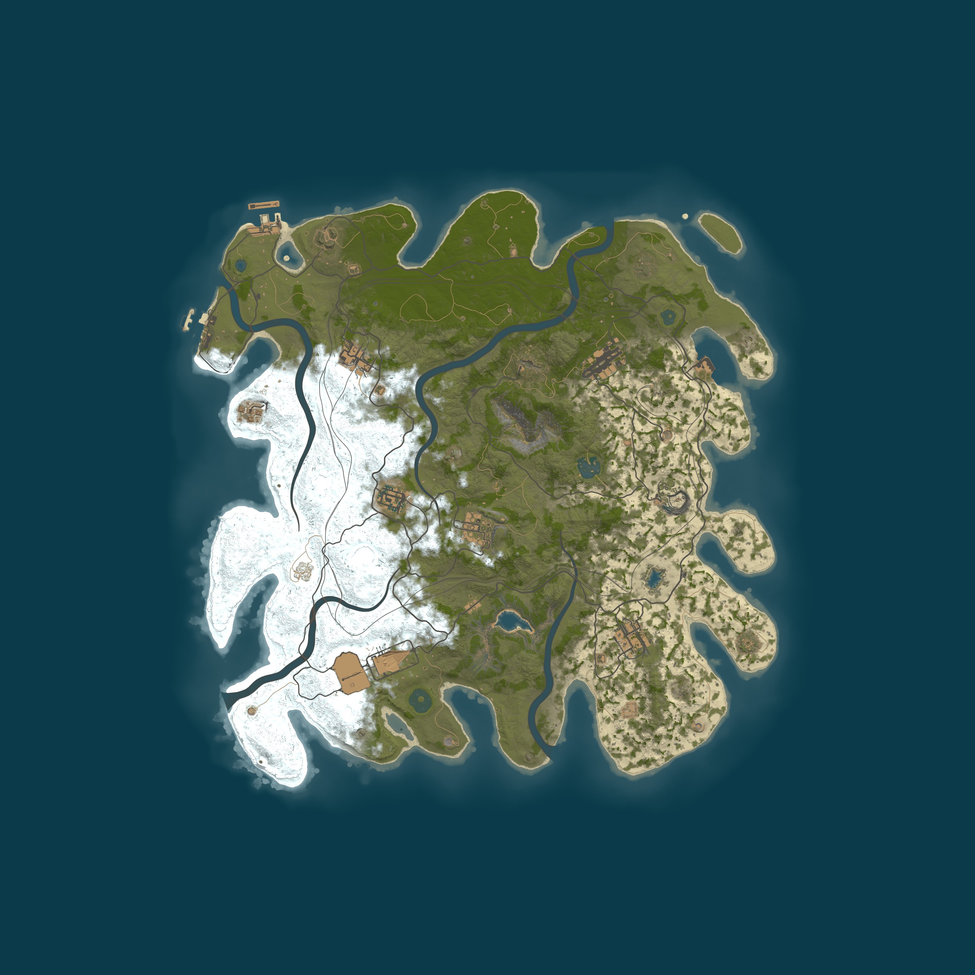 Map for RustNecks- US 2X Monthly | Vanilla |