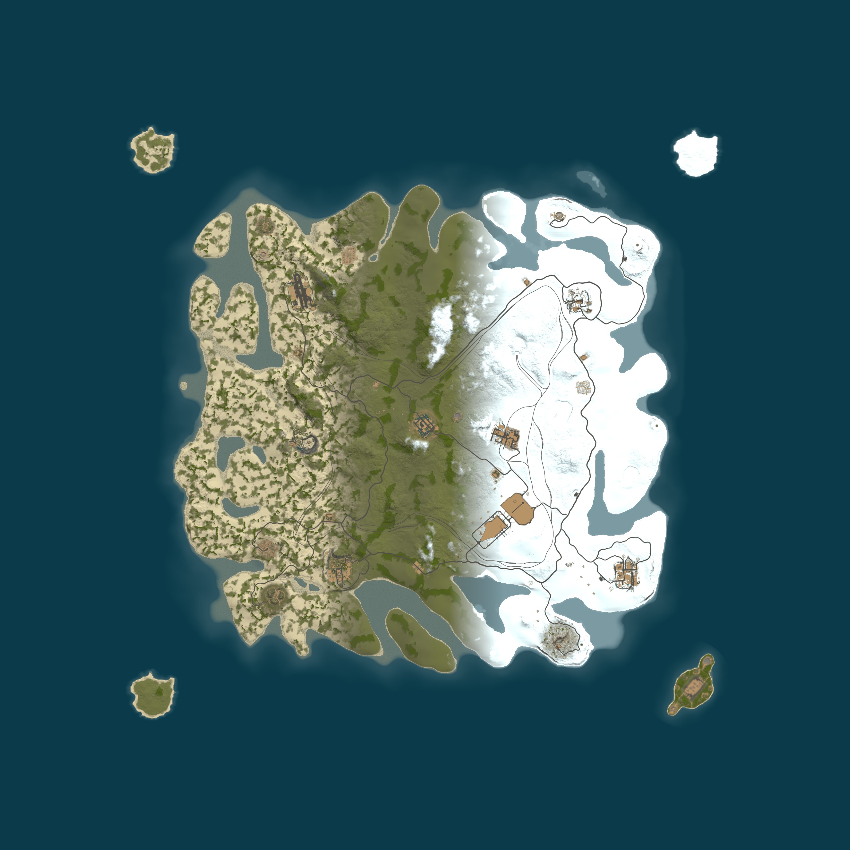 Карта сервера