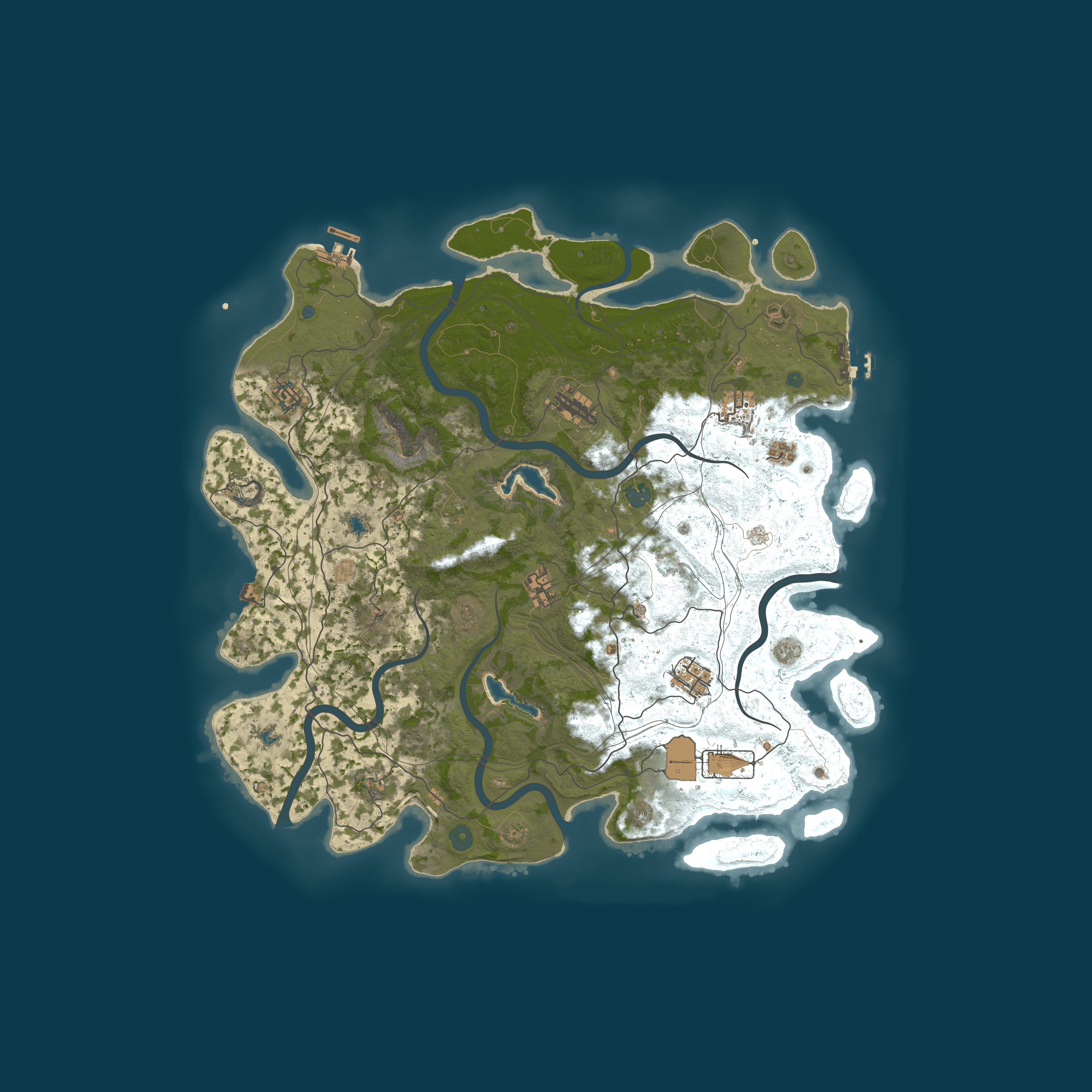 Map for PogU 6 | Rust Laxed | 50% Upkeep | Biweekly