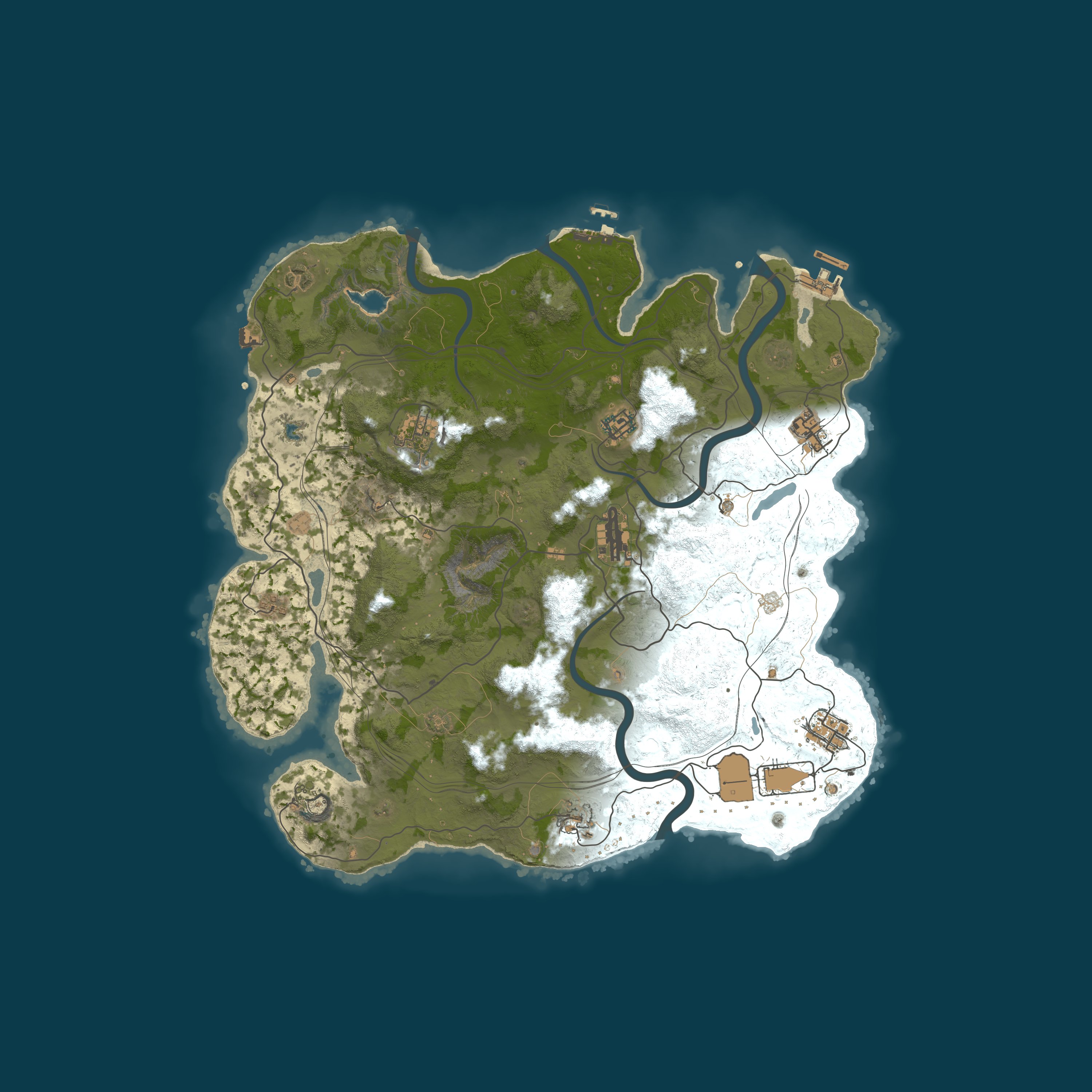 Карта сервера