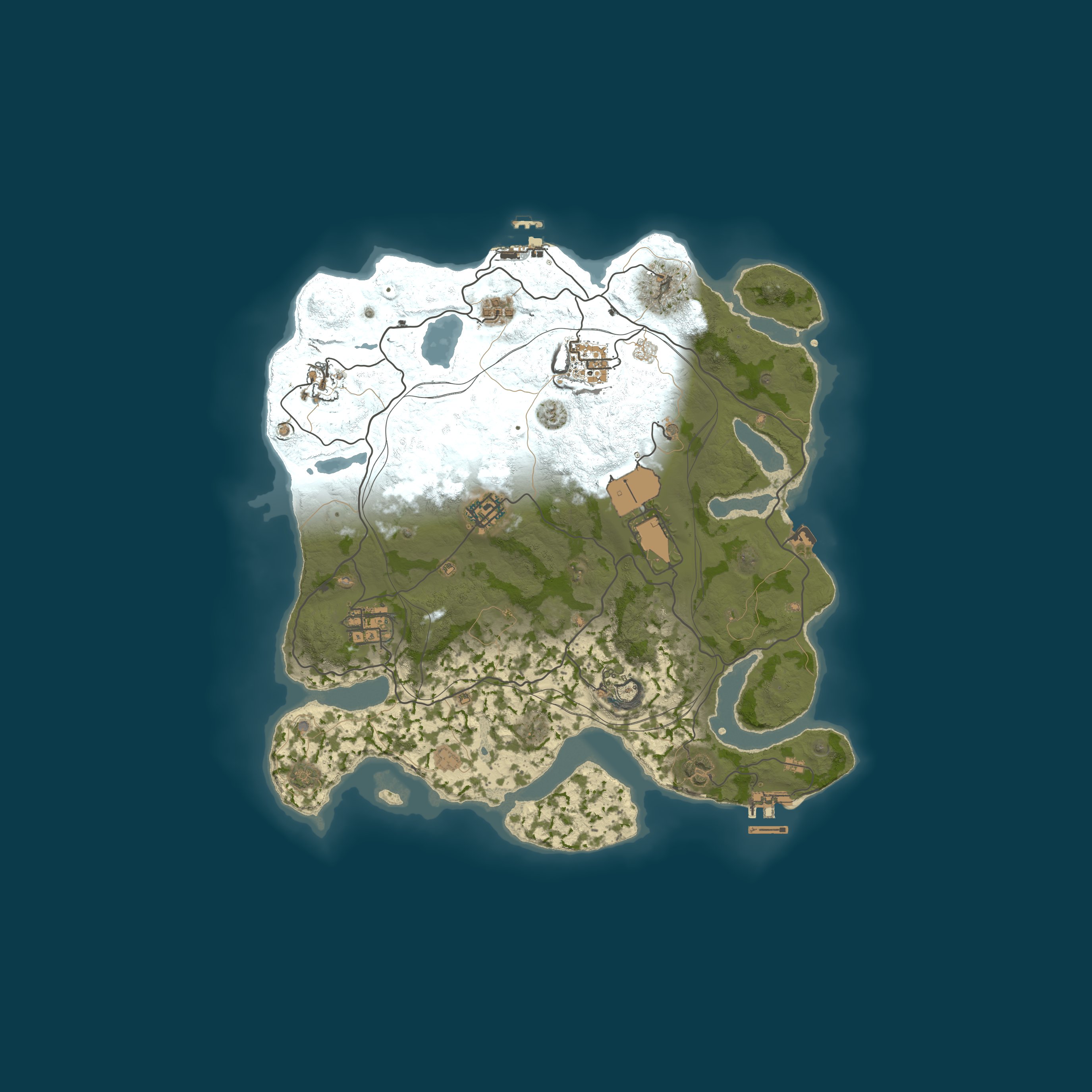 Map for AZARUST#1 [ X5/X10 | NOLIMIT | CLANS | LOOT+ | KITS ] 23.03