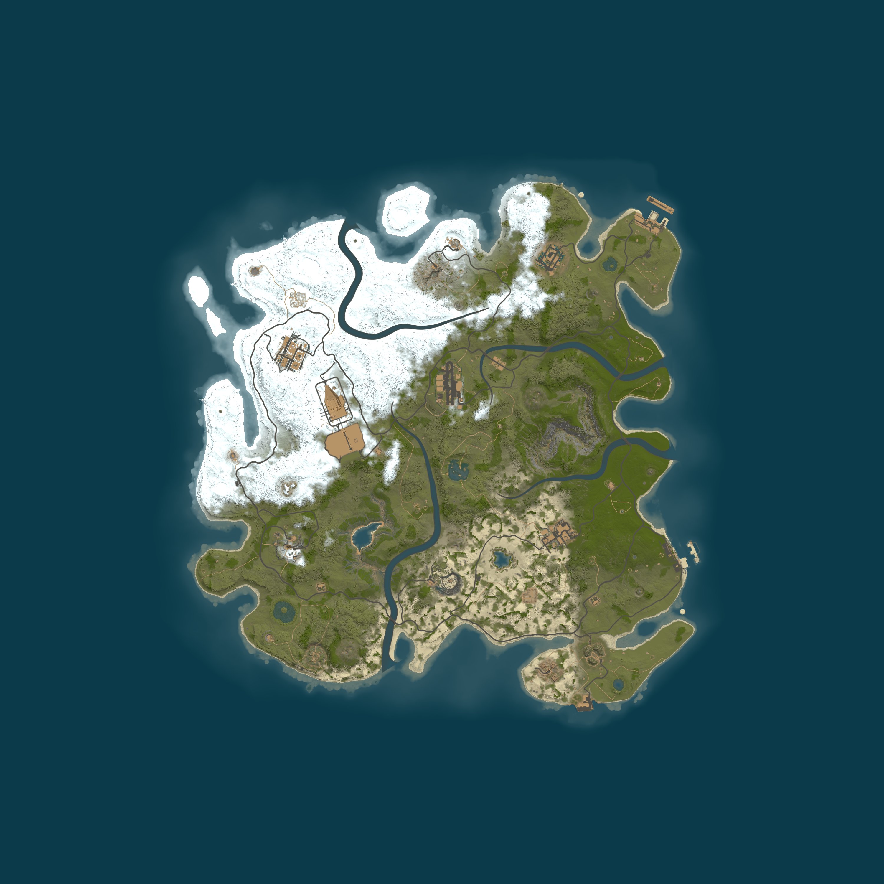 Map for [US] Badlands 2X Monthly Small - 50% Upkeep