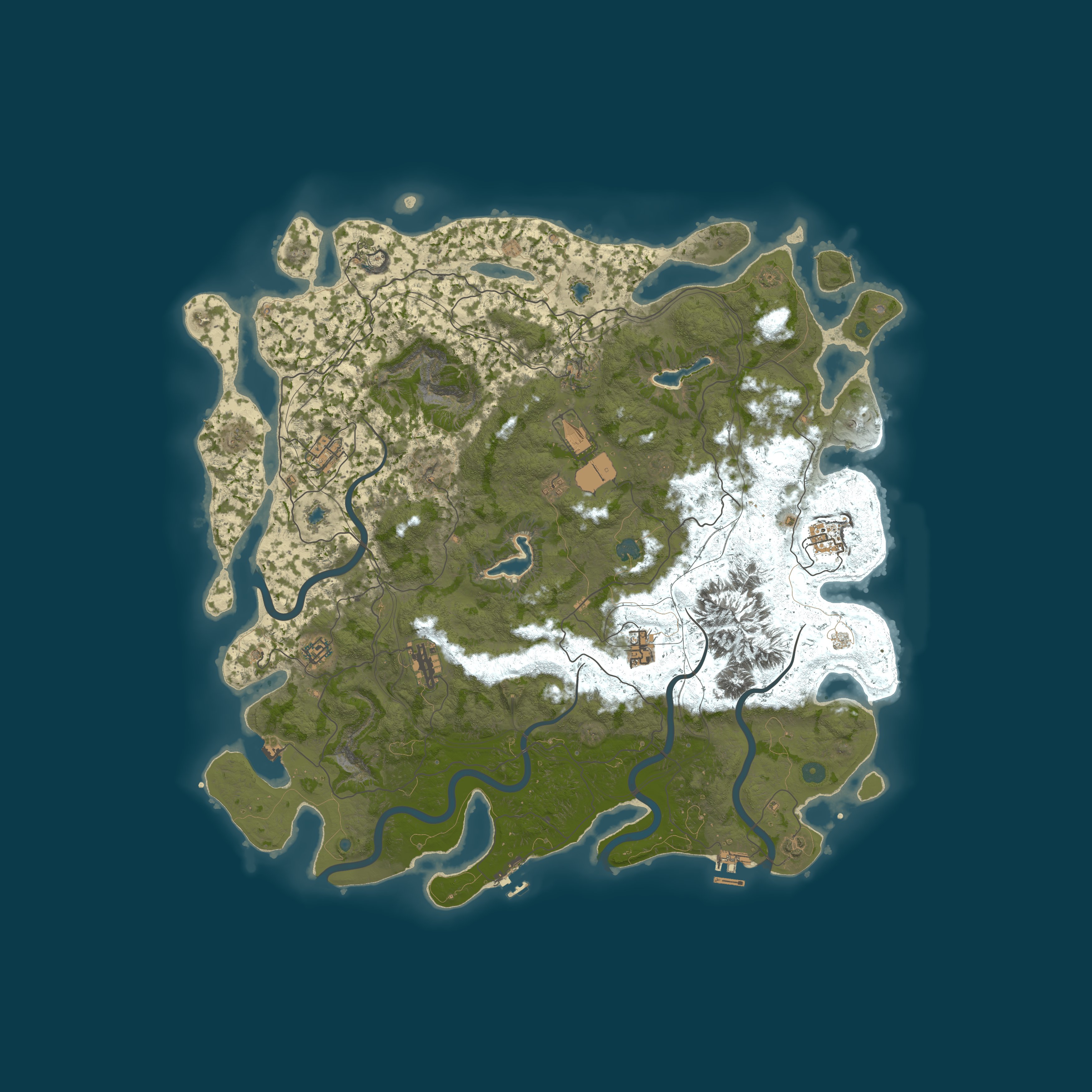Map for [PVE] RustLegacy |NPC|QUEST|BOSS MONSTER|RPG|