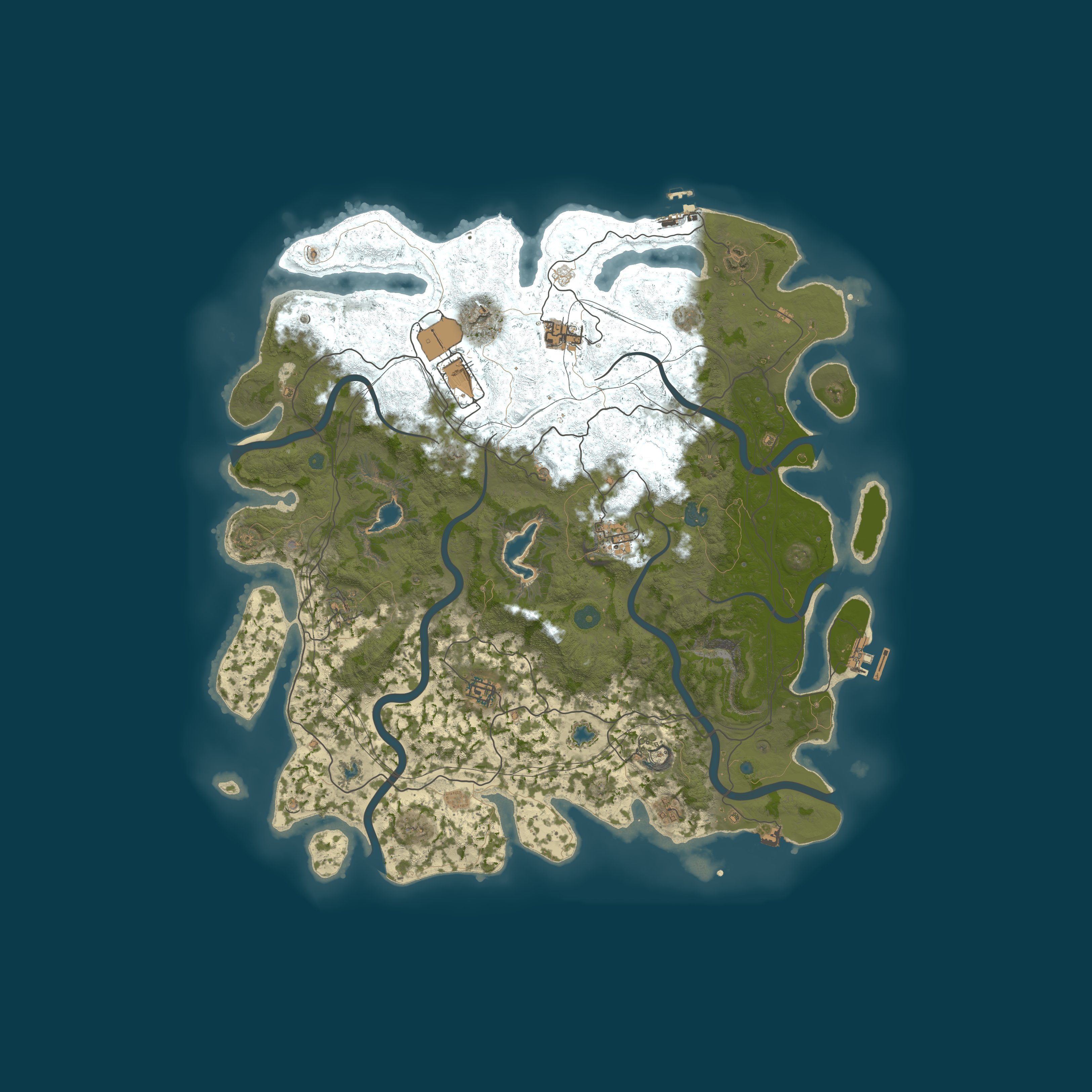 Map for The Rust Server
