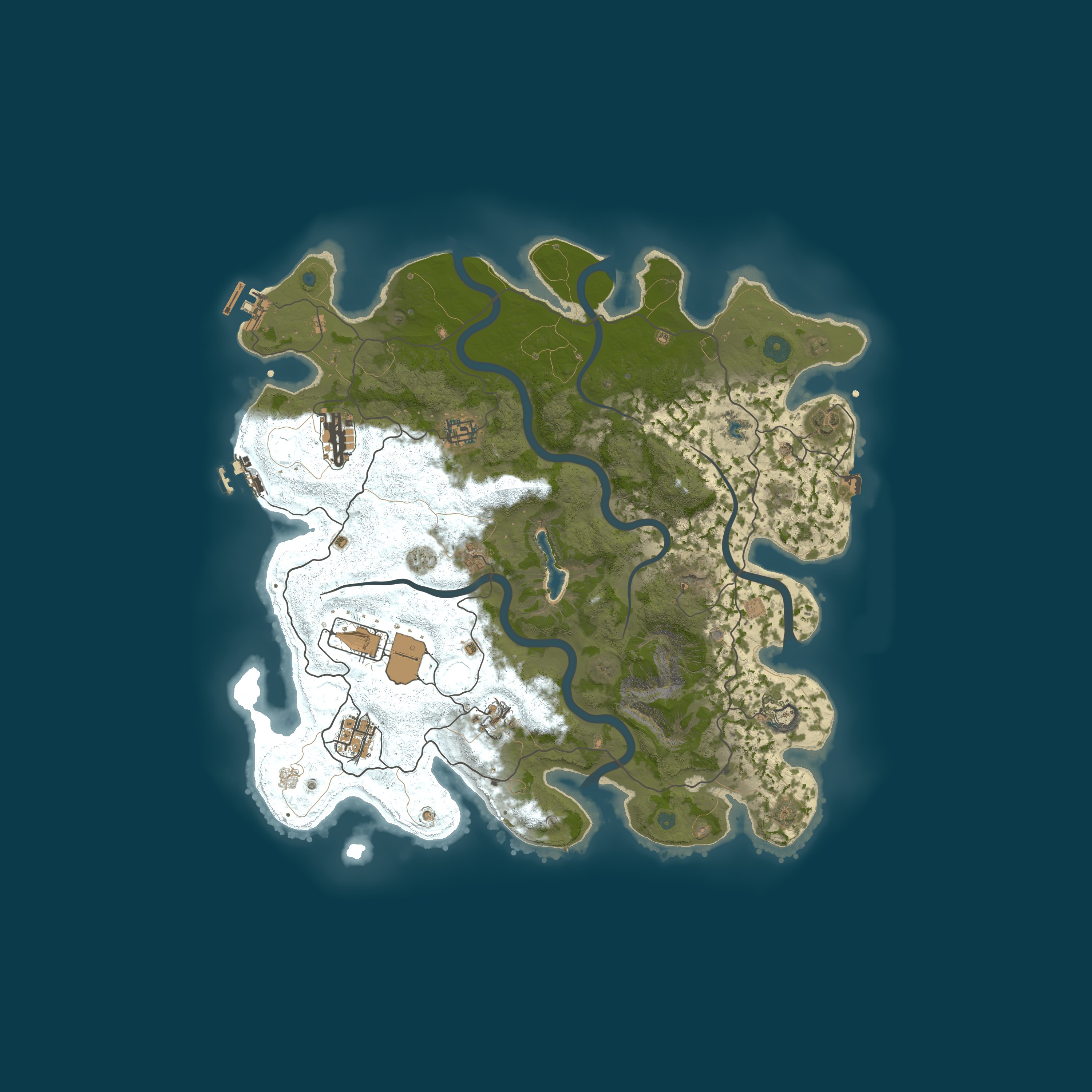 Map for Your Mom's Rust Server