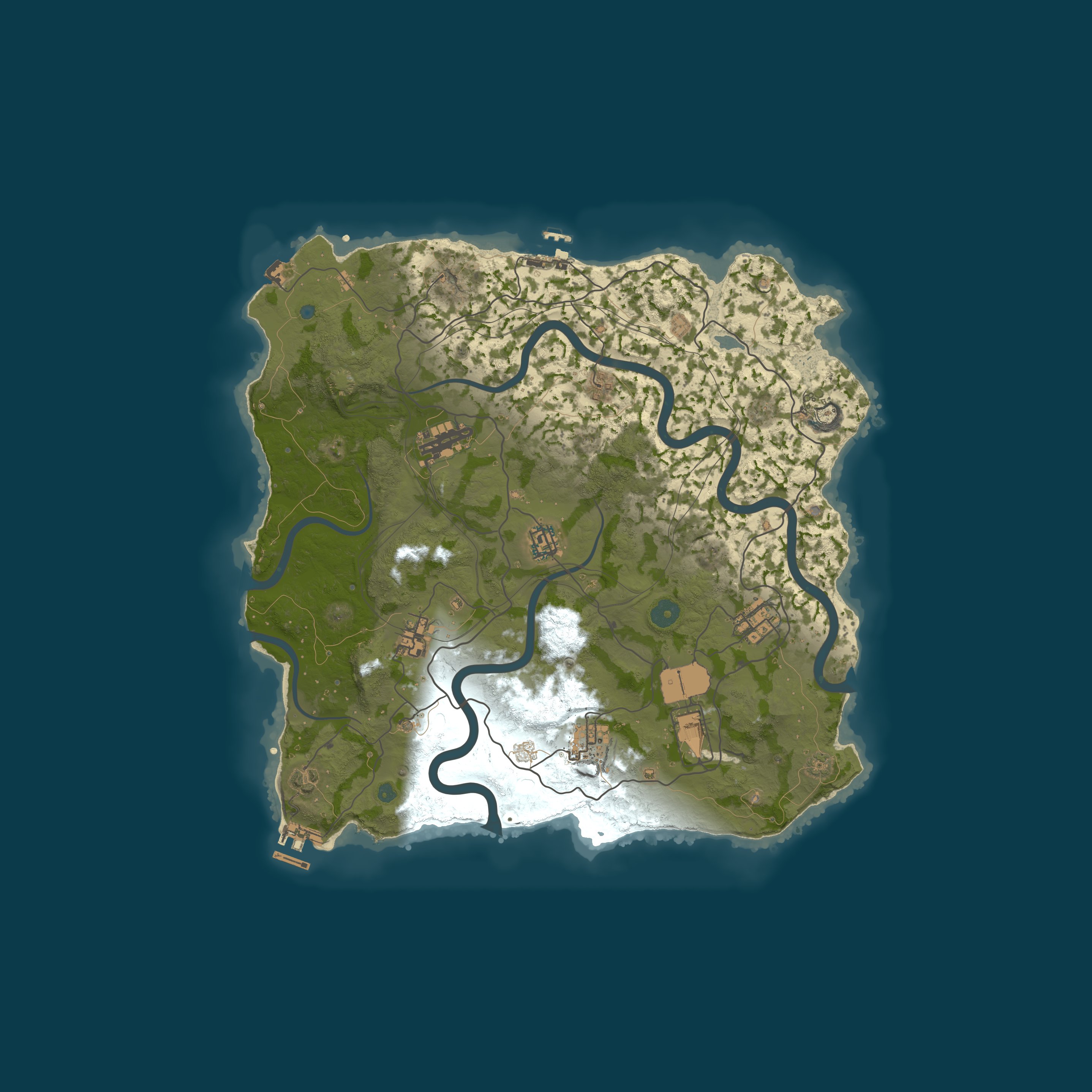 Map for Vexon Rust - EU 2x Solo/duo/trio |Tp|Home|Kits|