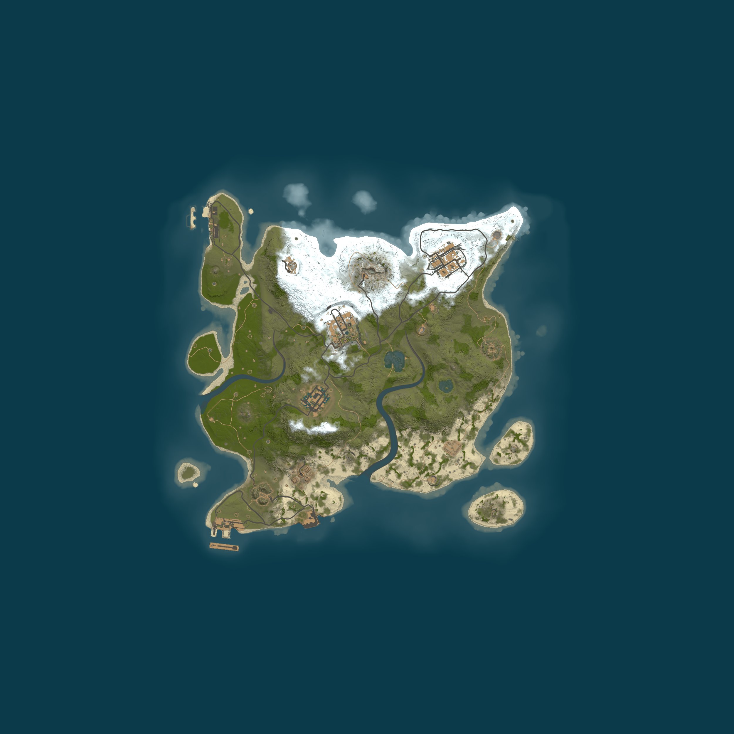 Procedural Map, size 3000, seed 30955